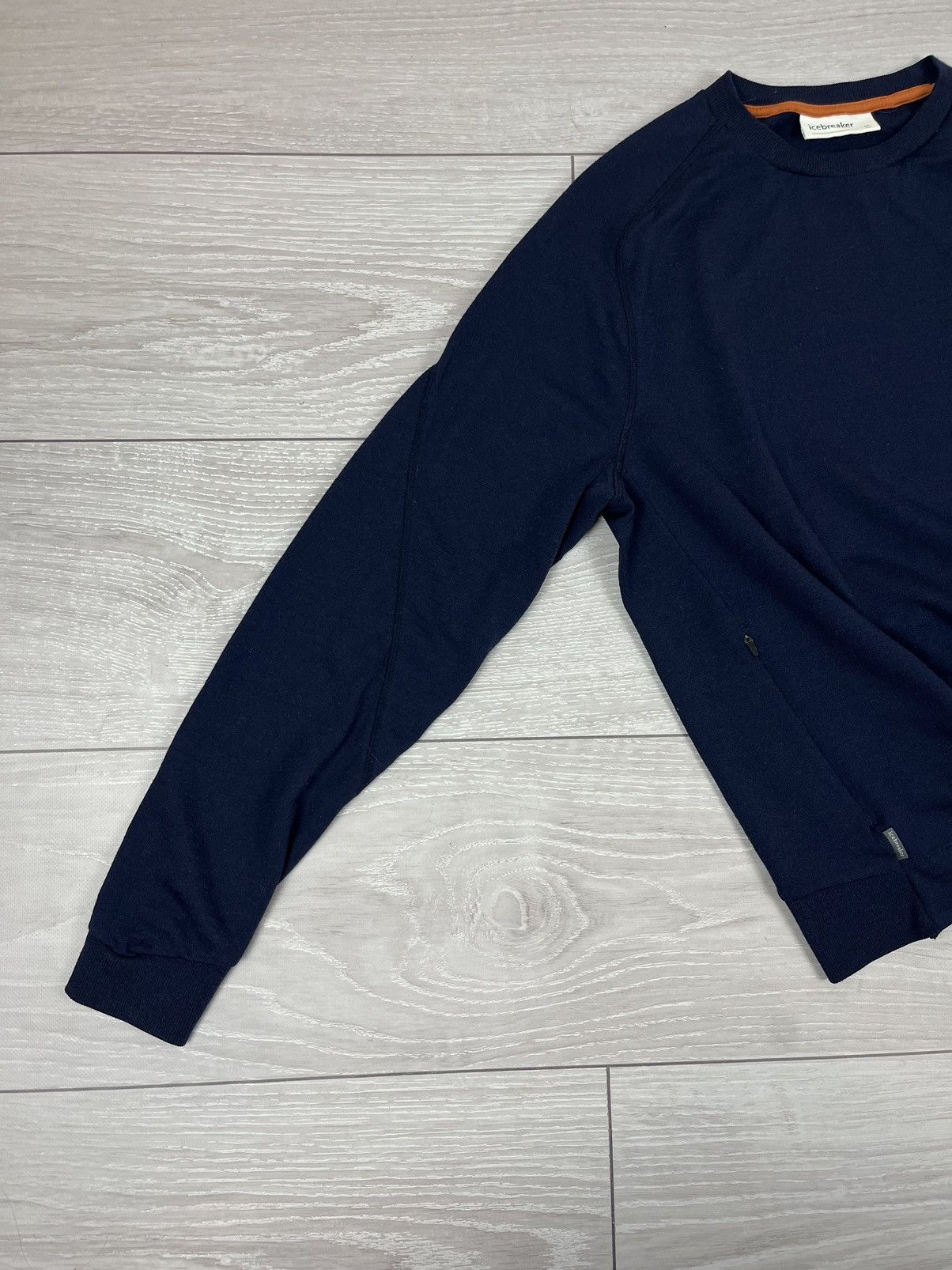 Icebreaker Icebreaker Blue Wool Pockets Knit Sweater Size US M / EU 48-50 / 2 - 11 Thumbnail
