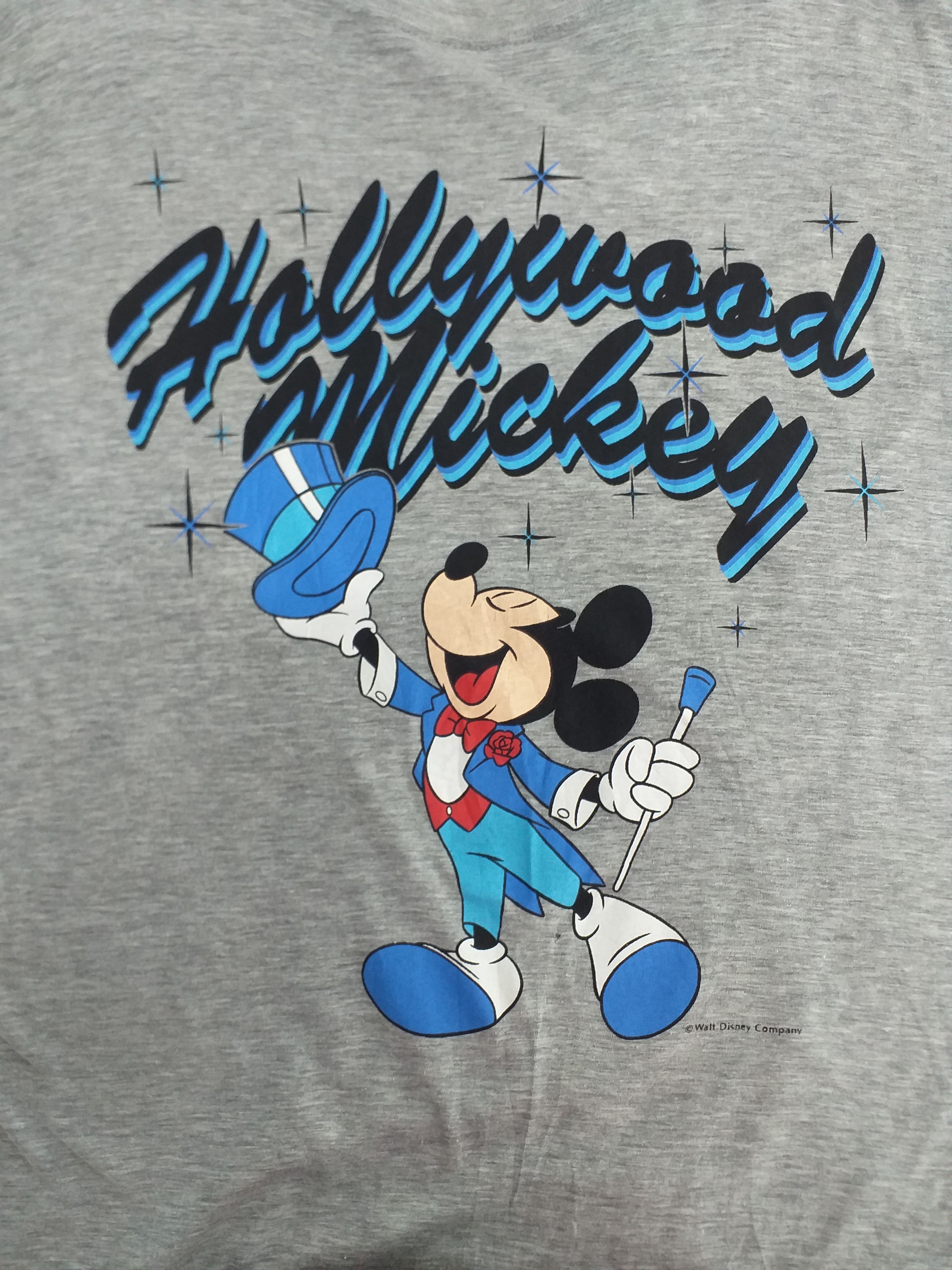 Disney Vintage Hollywood Mickey T Shirt By Walt Disney -A045 Size US M / EU 48-50 / 2 - 4 Thumbnail