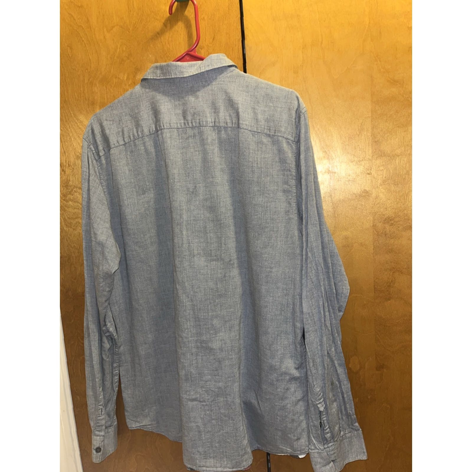 Gap VINTAGE Gap Men’s Long Sleeve Button-Down Shirt Casual Travel Party Plaid Blue Gray 90s Large Size US L / EU 52-54 / 3 - 4 Thumbnail