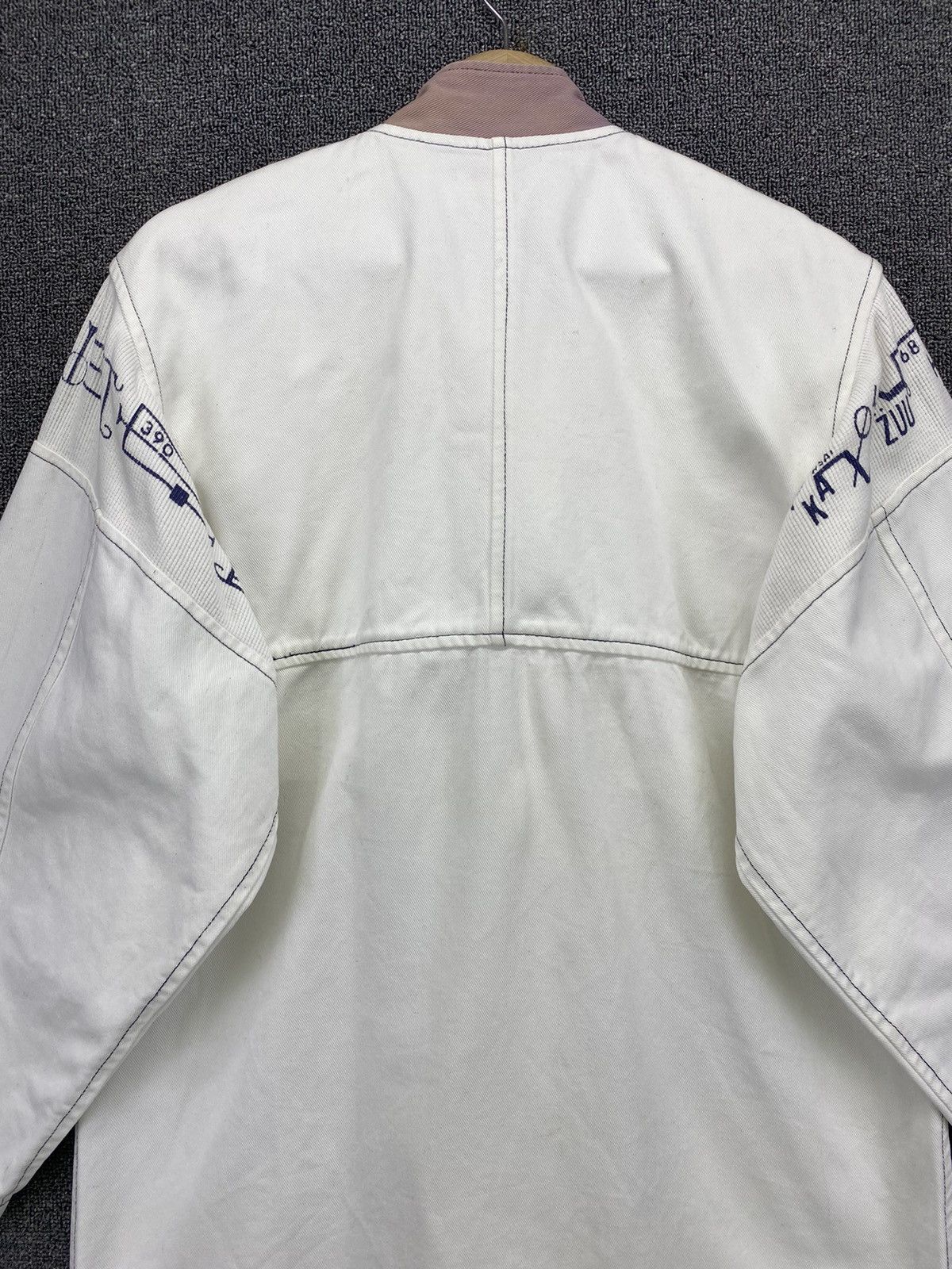 Kansai Yamamoto Vintage 90 Kansai Yamamoto Double Breasted Denim Coat Jacket Size US M / EU 48-50 / 2 - 13 Thumbnail