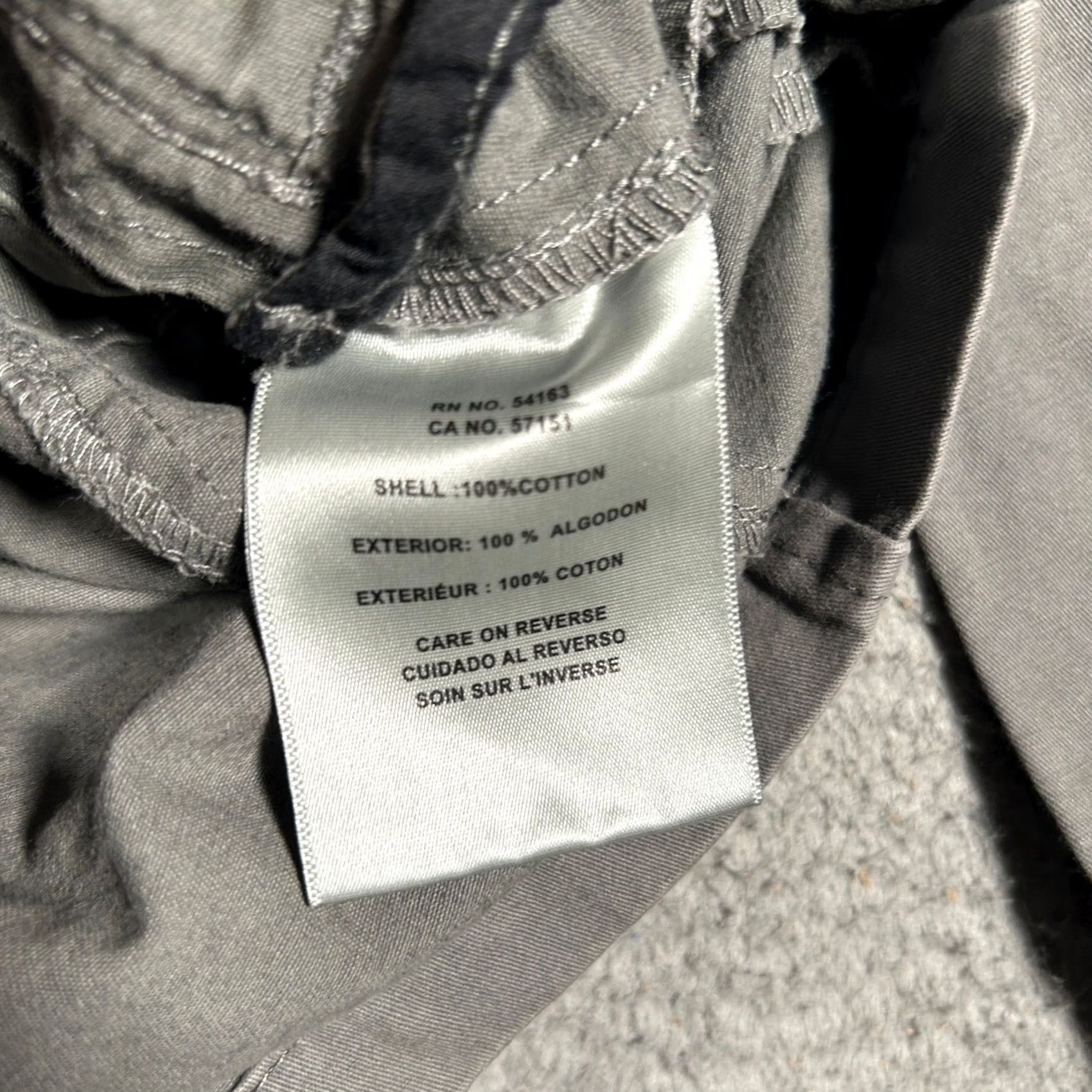 Vintage Levi Strauss Field Jacket Men Medium Gray Cotton Canvas Utility Snap Pockets Long Sleeve Chore Workwear Military Jacket Mens Size US M / EU 48-50 / 2 - 5 Thumbnail