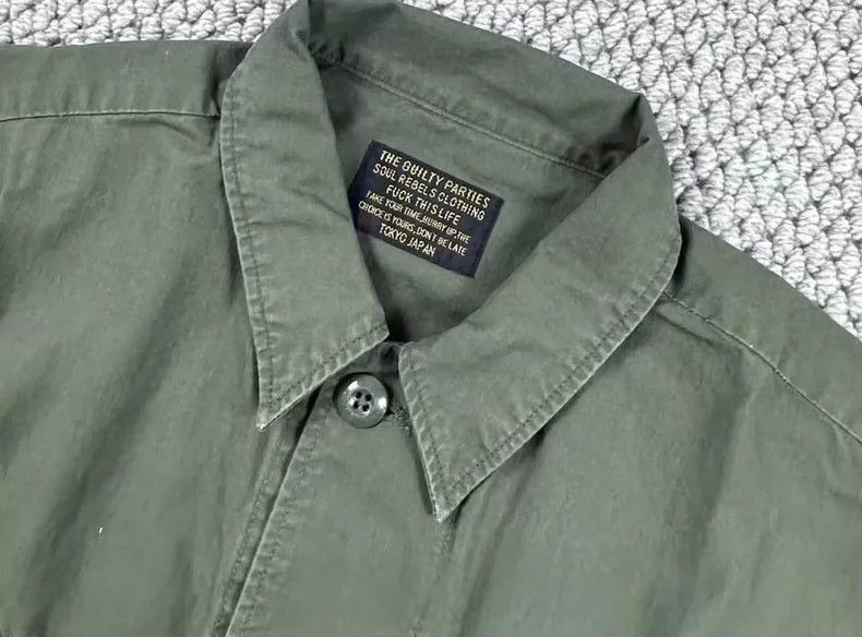 Wacko Maria wacko maria 38Embroidered cargo shirt jacket 2503-Nextarrow Size US M / EU 48-50 / 2 - 2 Thumbnail