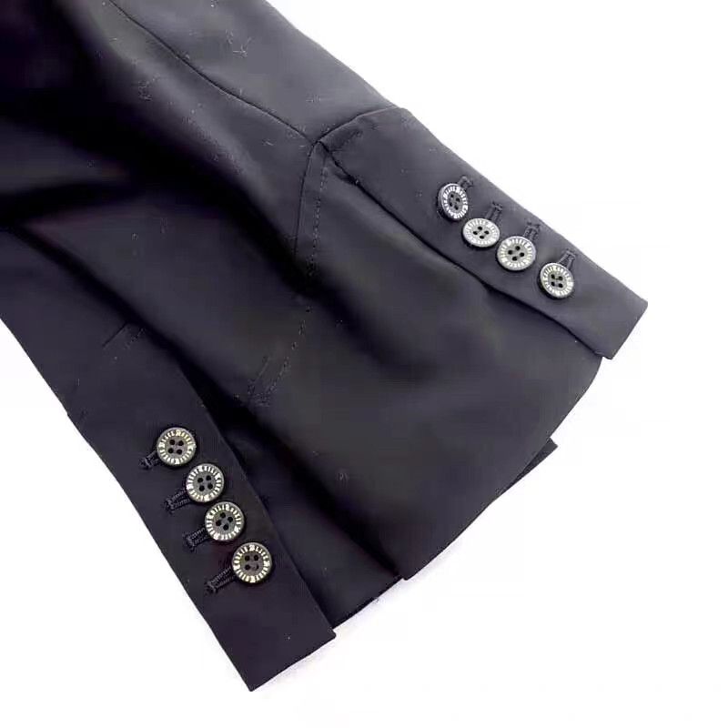Roen roen Panelled Leather Suit Jacket K11 Size US L / EU 52-54 / 3 - 5 Thumbnail