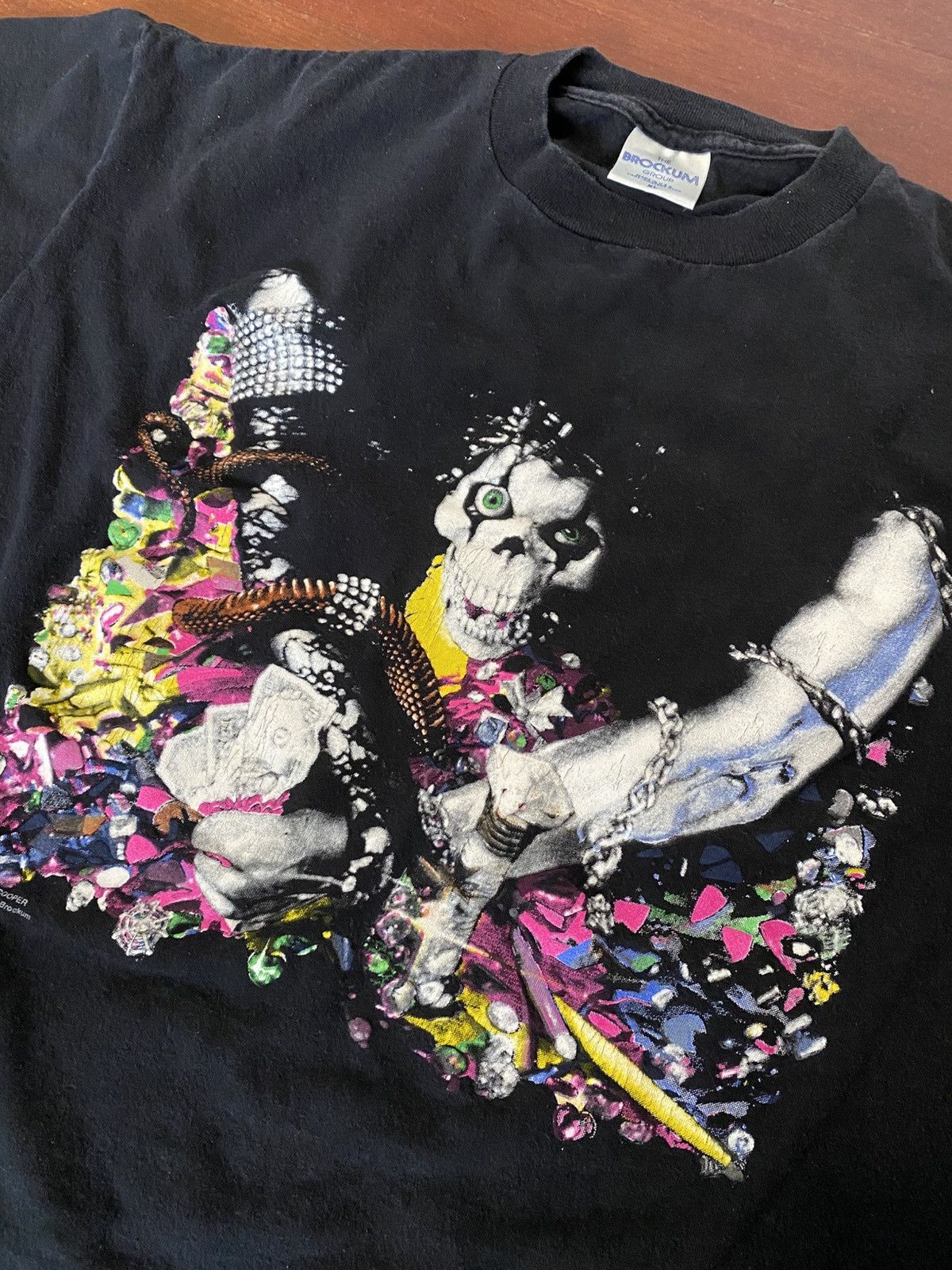 Vintage Vintage 1991 Alice Cooper Tour T Shirt Rare Medium Size US M / EU 48-50 / 2 - 5 Thumbnail