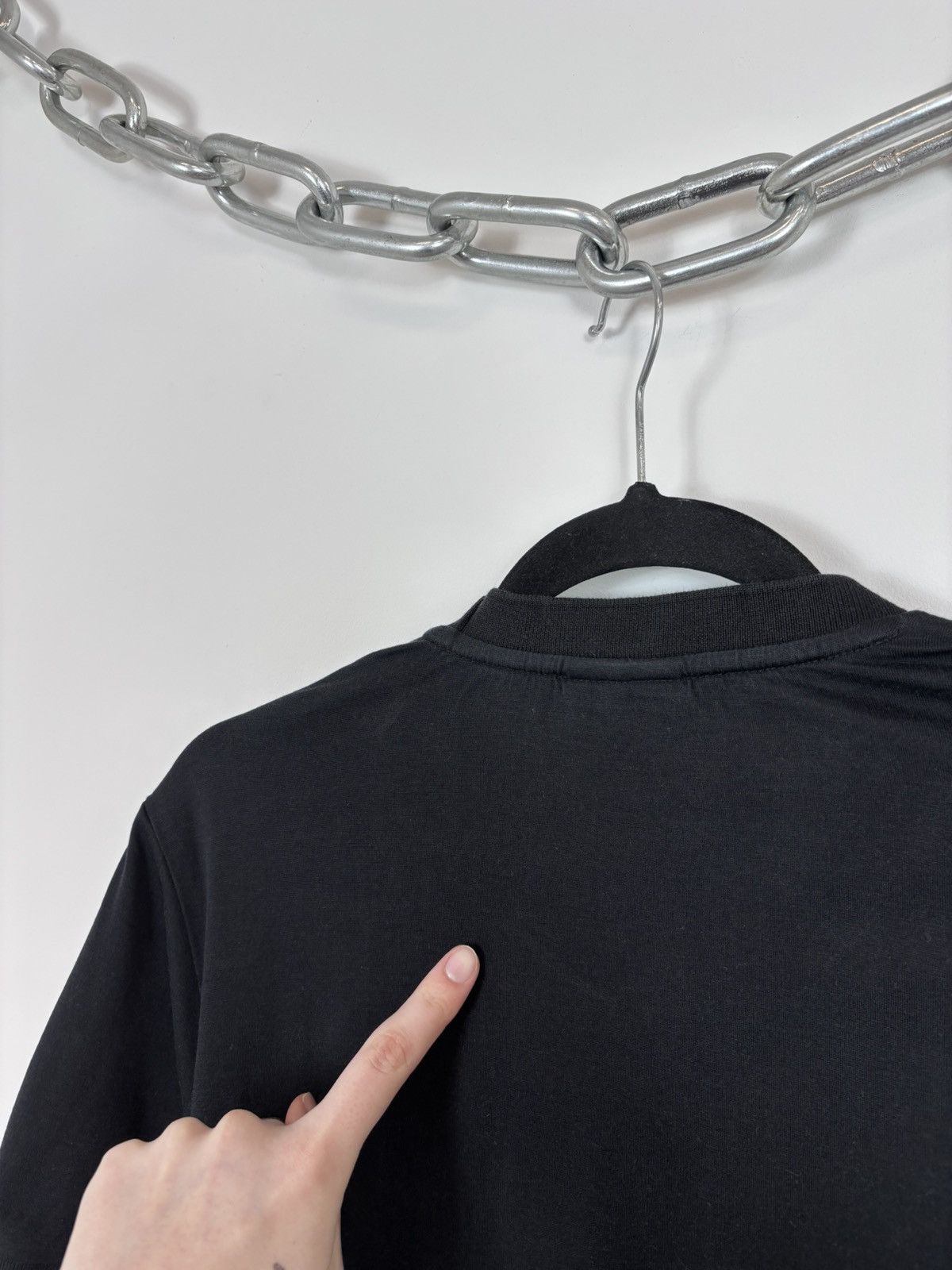 Just Cavalli Just Cavalli Y2K Men’s Black Silk Cotton T-Shirt Tee Size US M / EU 48-50 / 2 - 16 Thumbnail