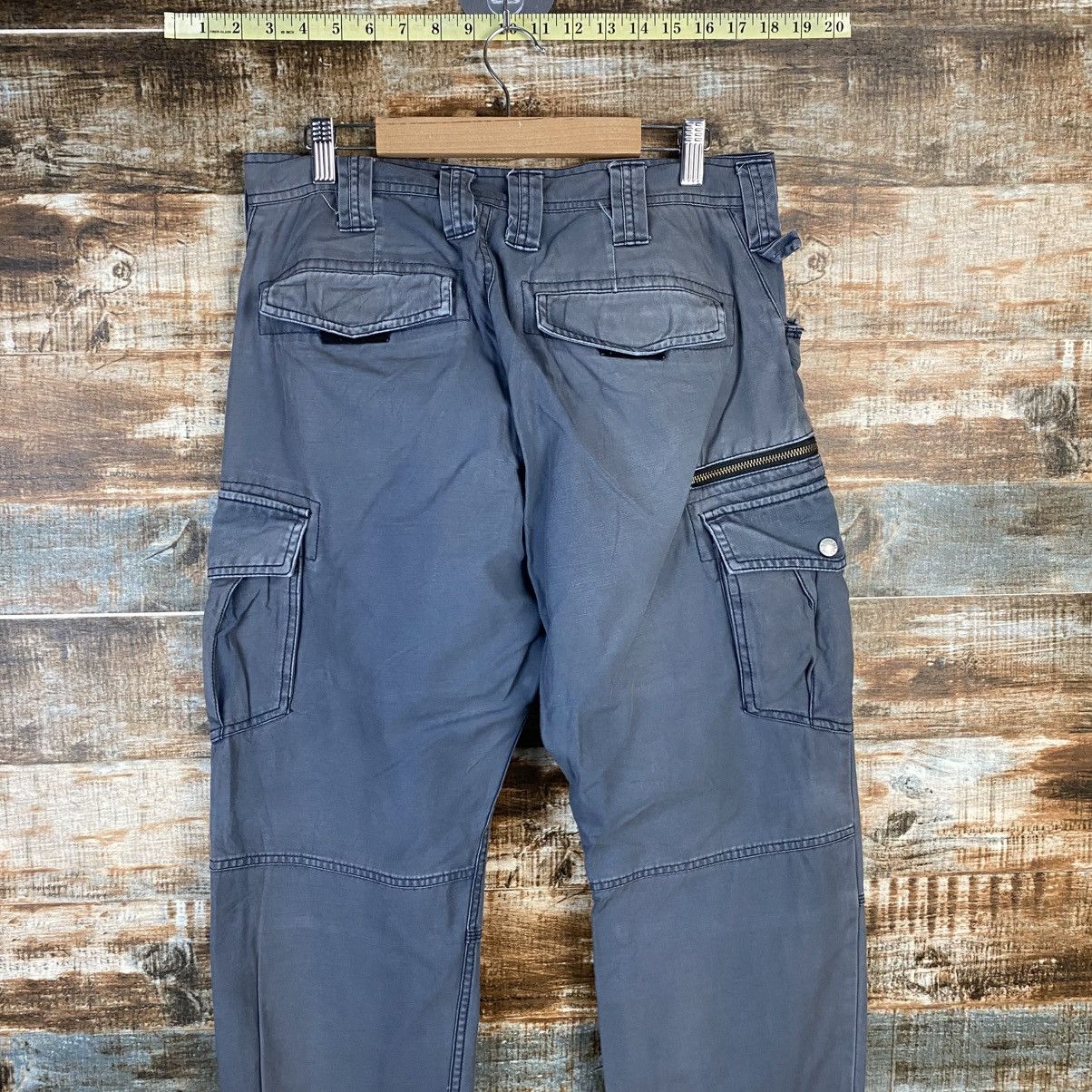 Japanese Brand DL G Ground Gray Cargo Multipocket Pants #C1288 Size US 32 / EU 48 - 17 Thumbnail