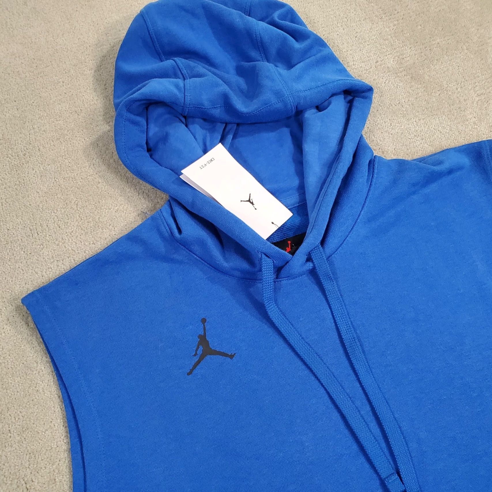 Jordan Brand Nike Air Jordan Sleeveless Hoodie Mens Small Blue Training Sweatshirt DQ7946 449 Size US S / EU 44-46 / 1 - 2 Thumbnail