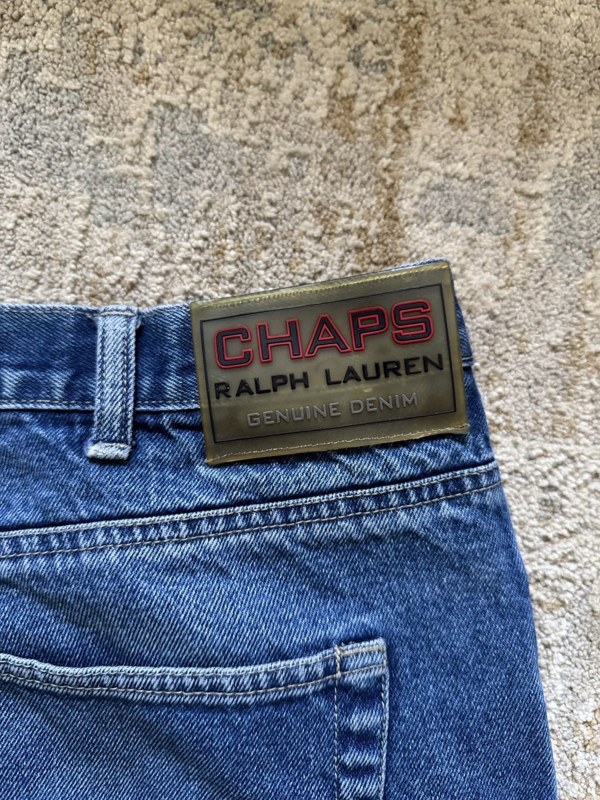 Chaps Ralph Lauren Vintage 90s Chaps Ralph Lauren Cargo Jeans Size US 38 / EU 54 - 6 Thumbnail