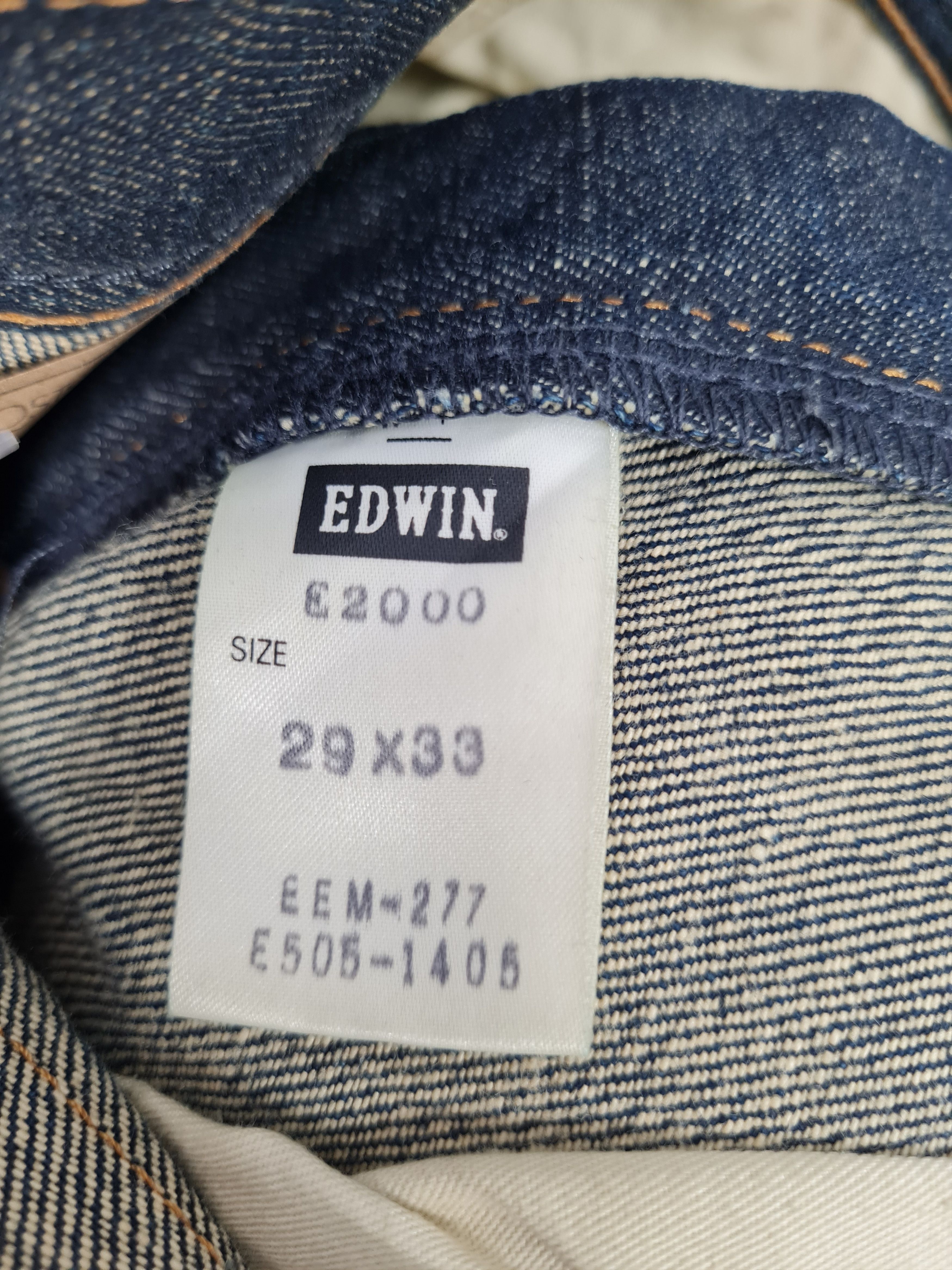 Edwin Vtg EDWIN E FUNCTION Twisted Jeans Size 30x30 JB0138 Size US 30 / EU 46 - 9 Thumbnail