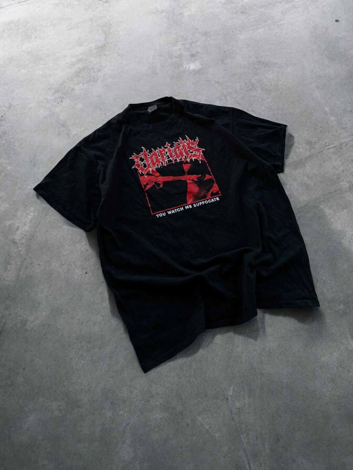 Band Tees × Japanese Brand RARE Varials Heavy Metal Deathcore Tee Size US XL / EU 56 / 4 - 2 Thumbnail