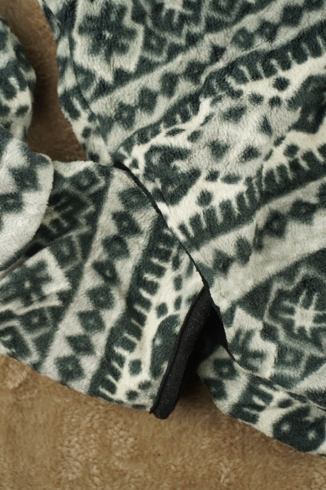 L.L. Bean Vintage LL Bean Printed Aztec Southwestern Snap Fleece Size US XL / EU 56 / 4 - 6 Thumbnail
