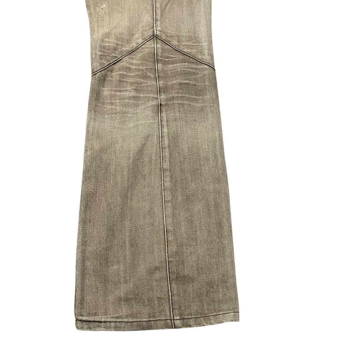 Nicole Club NCFM Fleur Brown Denim Flare Jeans Snake skin Size US 33 - 14 Thumbnail
