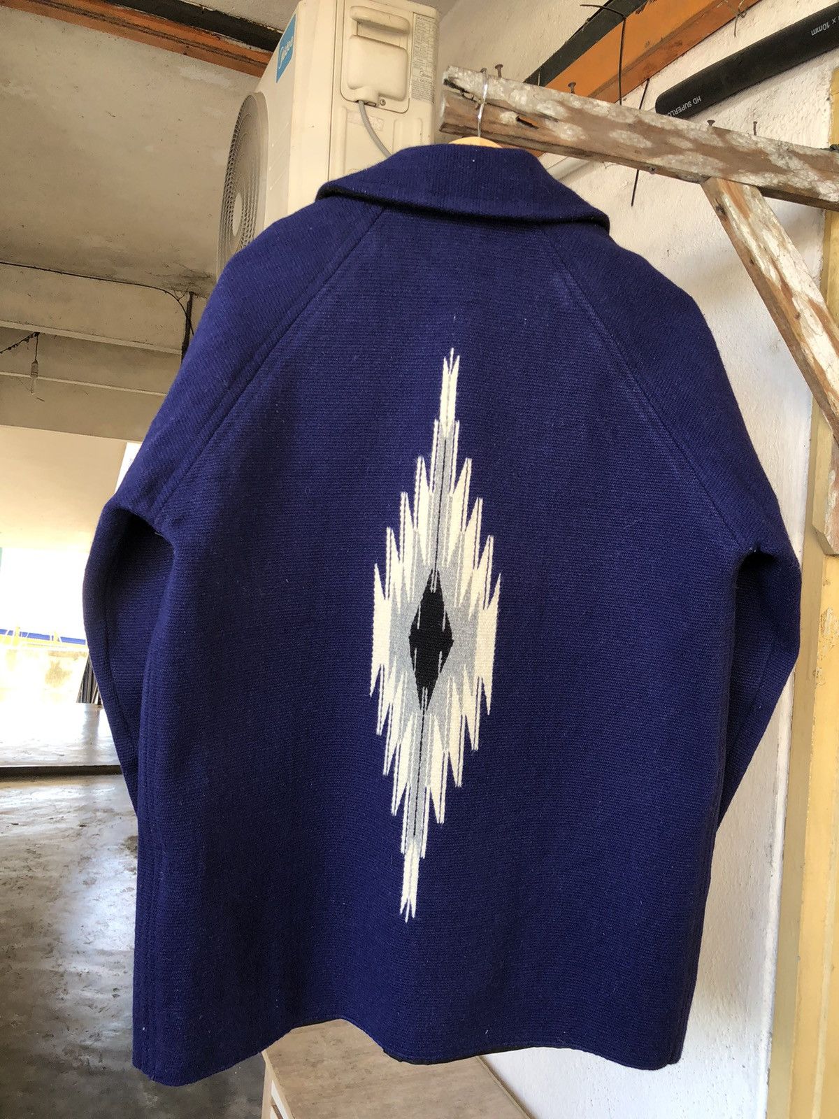 Vintage Rare🔥Vintage Chimayo Centinela HandWoven Wool Heavy Jacket Size US L / EU 52-54 / 3 - 18 Thumbnail