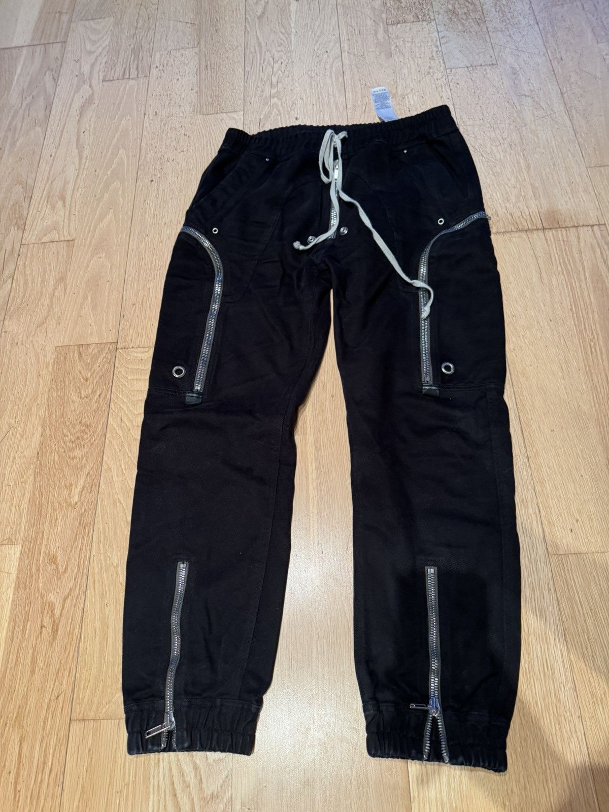 Rick Owens Rick Owens Heavy Cotton Strobe Cargo Pants Size US 36 / EU 52 - 1 Thumbnail