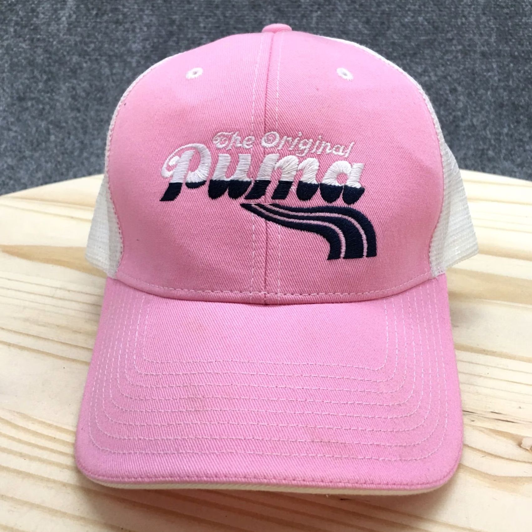Puma Puma Baseball Cap Hat Womens Pink OS Curved Brim Embroidered Logo Original Casual Size ONE SIZE - 2 Thumbnail
