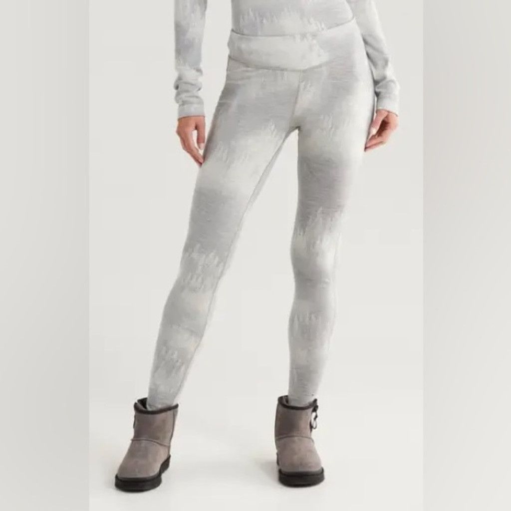 Smartwool NEW Smartwool Classic Thermal Merino Base Leggings Grey US S Size 27" / US 4 / IT 40 - 1 Thumbnail