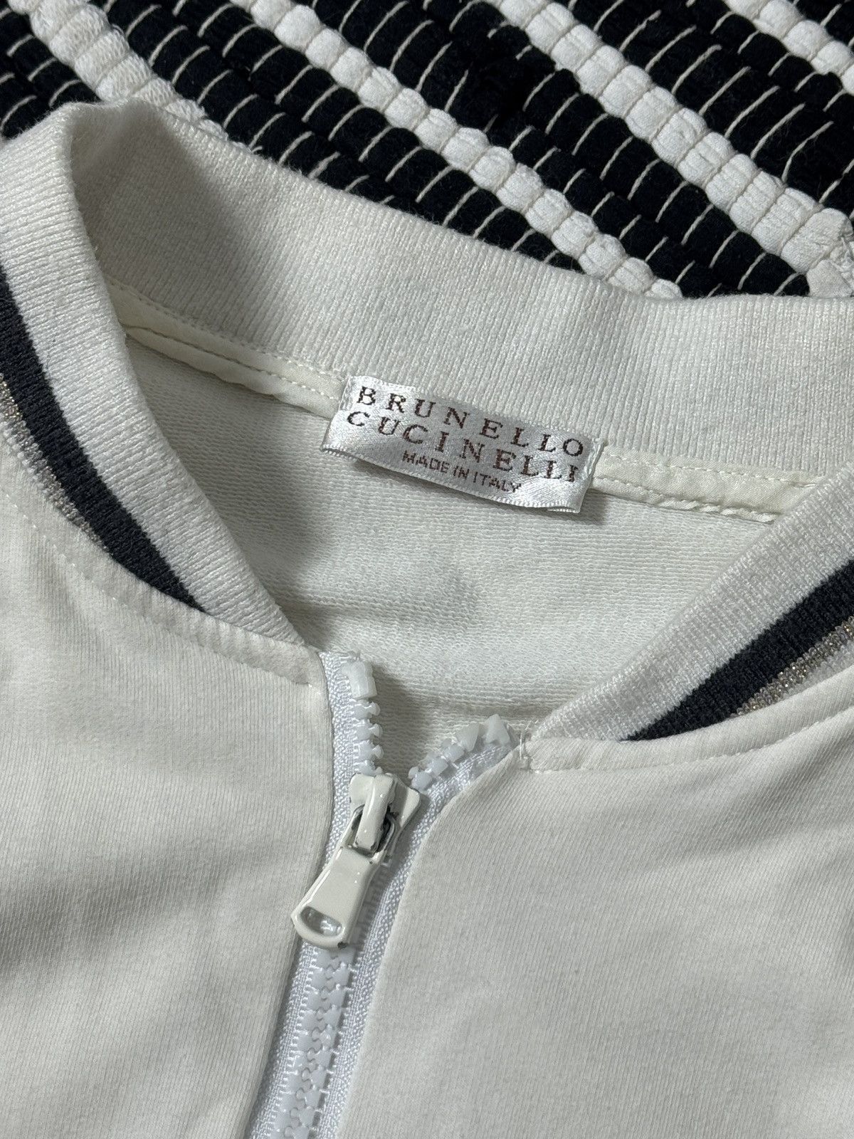 Brunello Cucinelli VINTAGE BRUNELLO CUCINELLI ZIP UP SWEATSHIRT Size L / US 10 / IT 46 - 4 Thumbnail