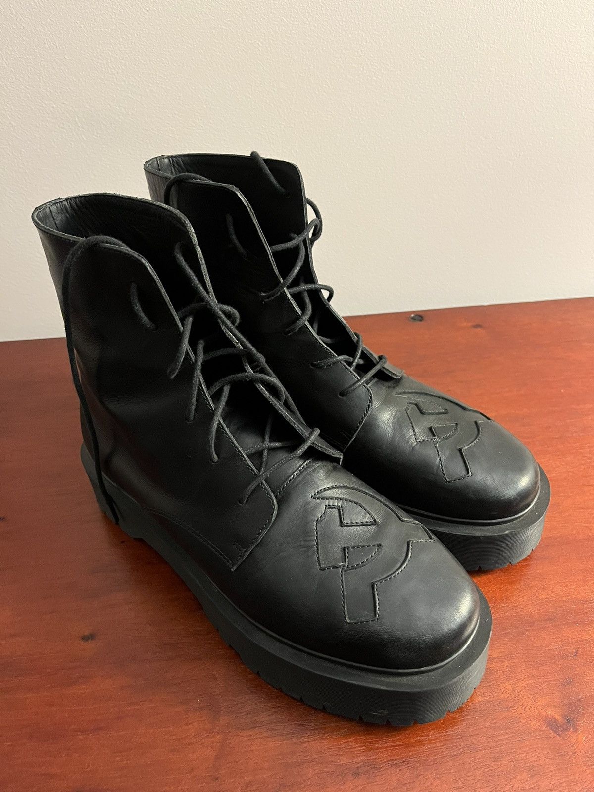 Bottes Derbies Wynona Enfants Riches Déprimés - Pointure 40 - Cuir Noir - Occasion Très Bon état