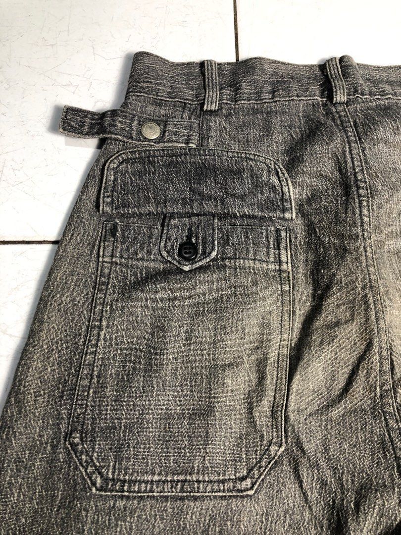 Evisu × Japanese Brand × Vintage 😈VINTAGE😈EVIS before EVISU buckle baggy denim Size US 29 - 6 Thumbnail