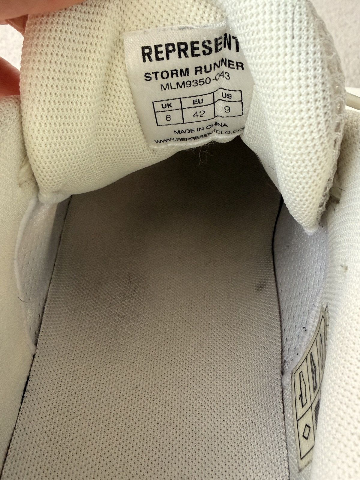 Represent Clo. Represent Clo Storm Runner – Off White – US 9 Size US 9 / EU 42 - 6 Thumbnail