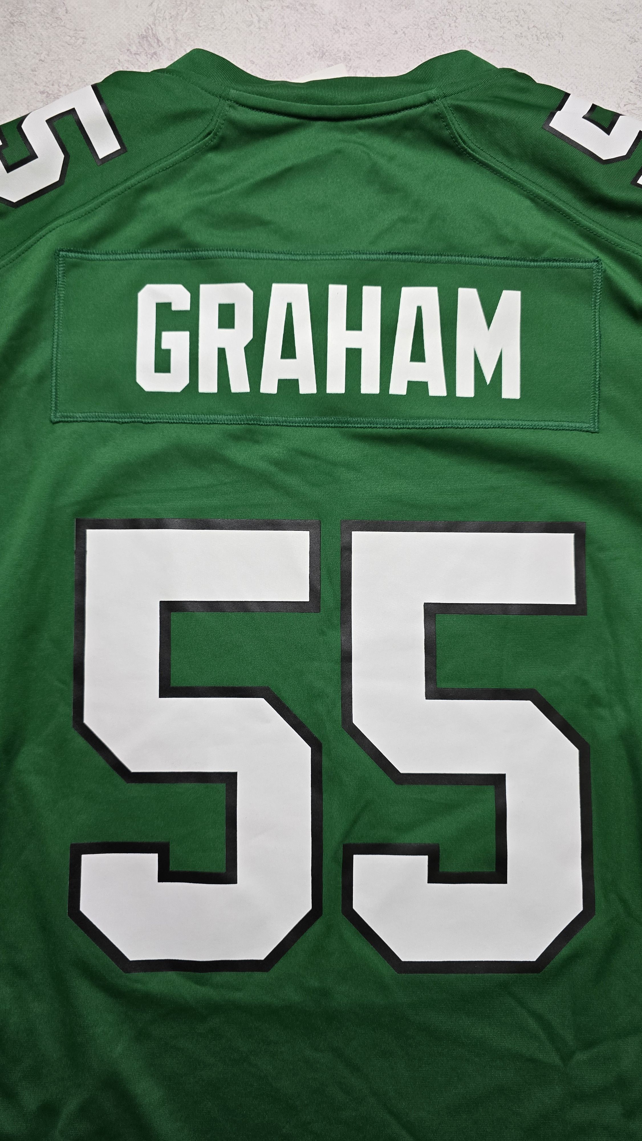 Nike Brandon Graham #55 Eagles Alternate Game Jersey Kelly Green Size US L / EU 52-54 / 3 - 5 Thumbnail