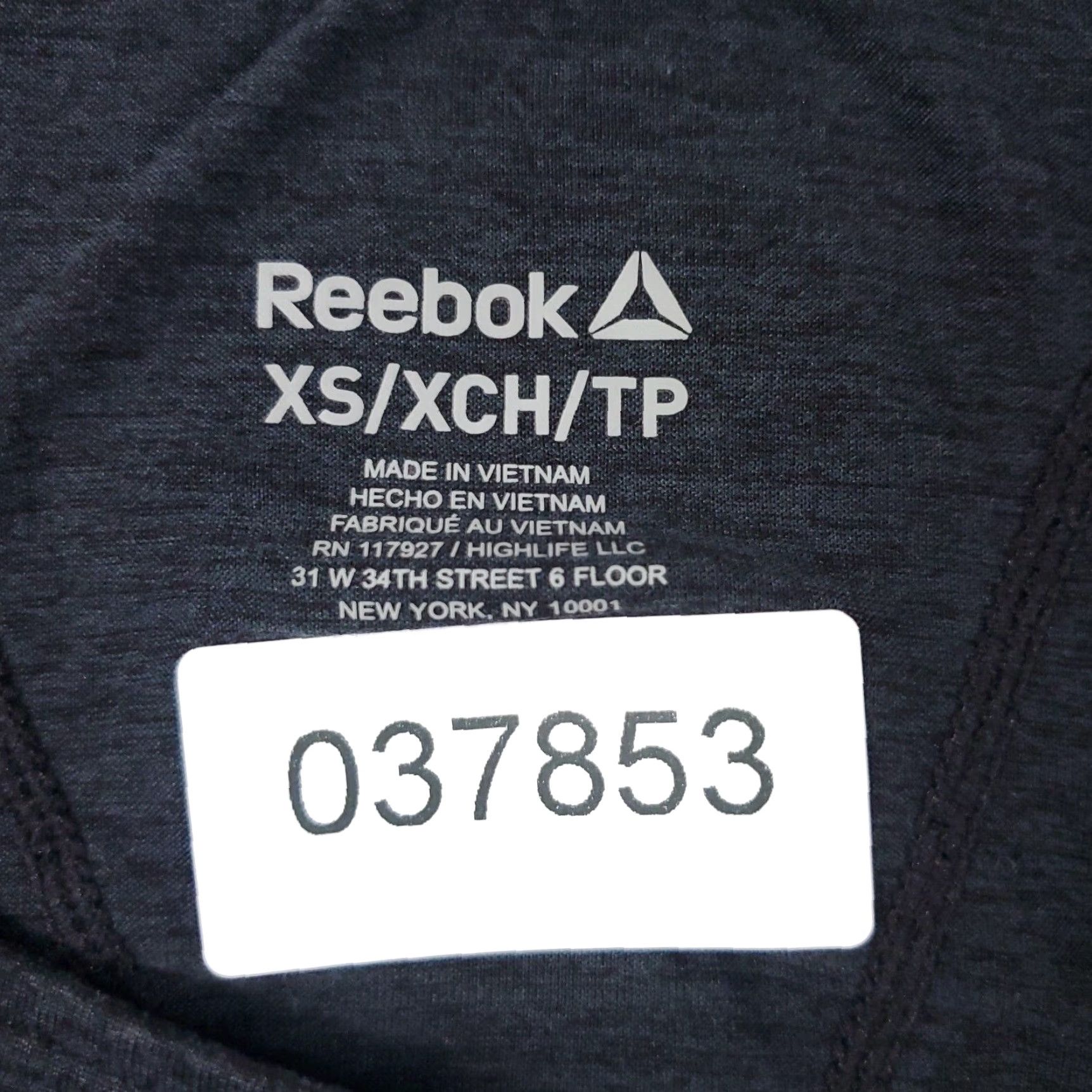Reebok VINTAGE Reebok Womens T-Shirt XS Gray Casual Activewear Short Sleeve Cotton Blend Sports Size XS / US 0-2 / IT 36-38 - 2 Thumbnail