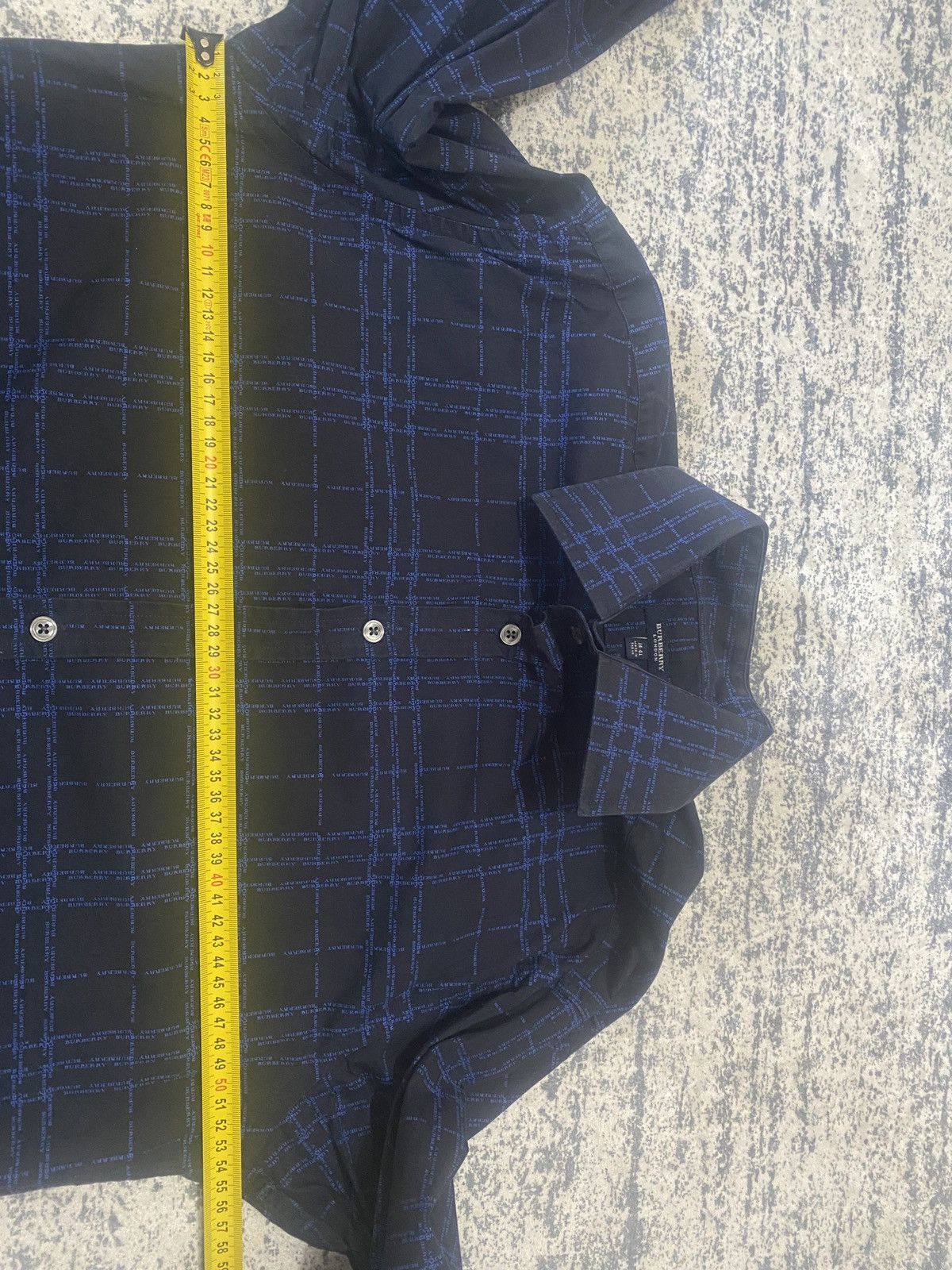 Burberry Vintage luxury fullprint with small logo shirt button up Size US L / EU 52-54 / 3 - 10 Thumbnail