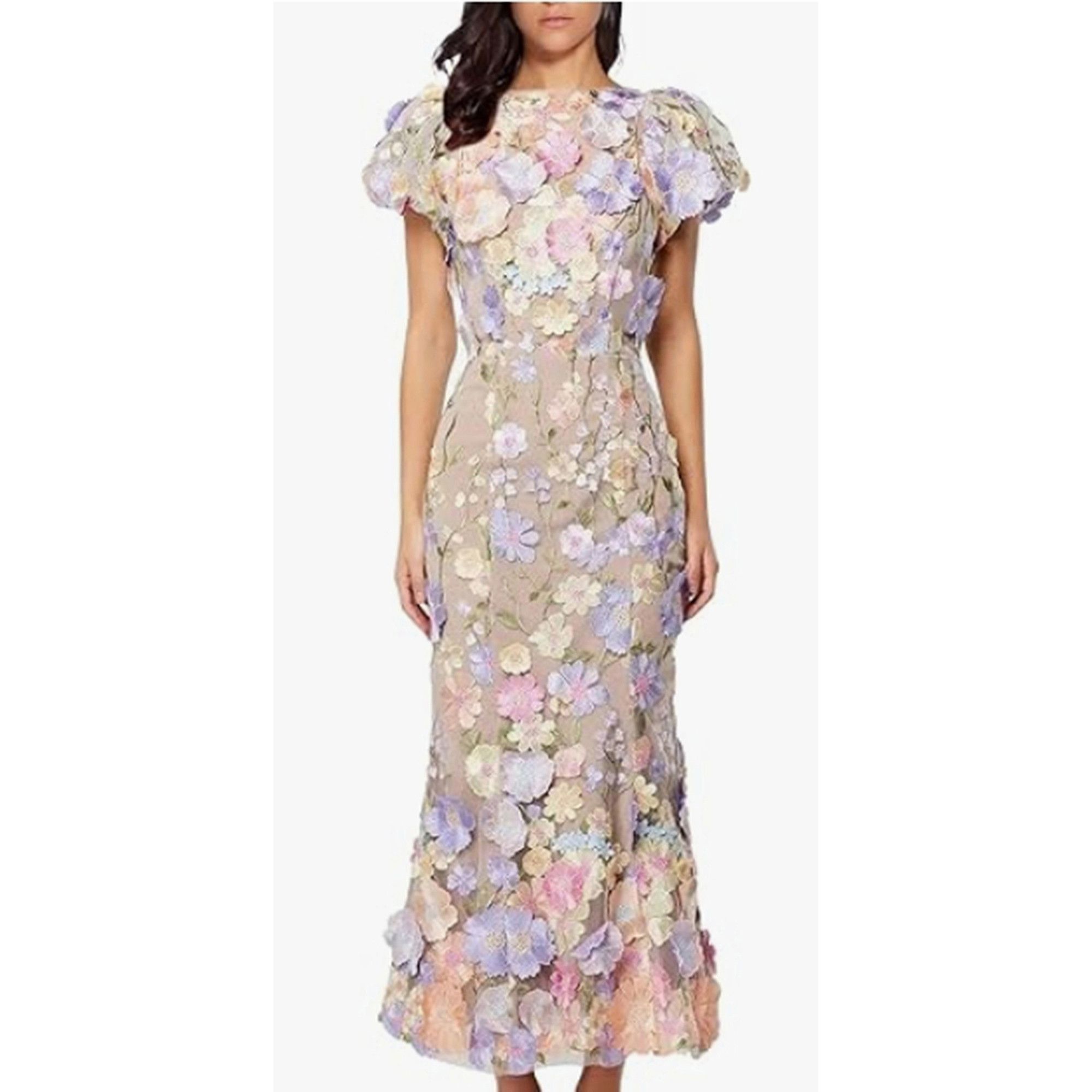 Other Women's Floral Maxi Evening Dress Party Formal Wedding Gown Size M / US 6-8 / IT 42-44 - 1 Thumbnail