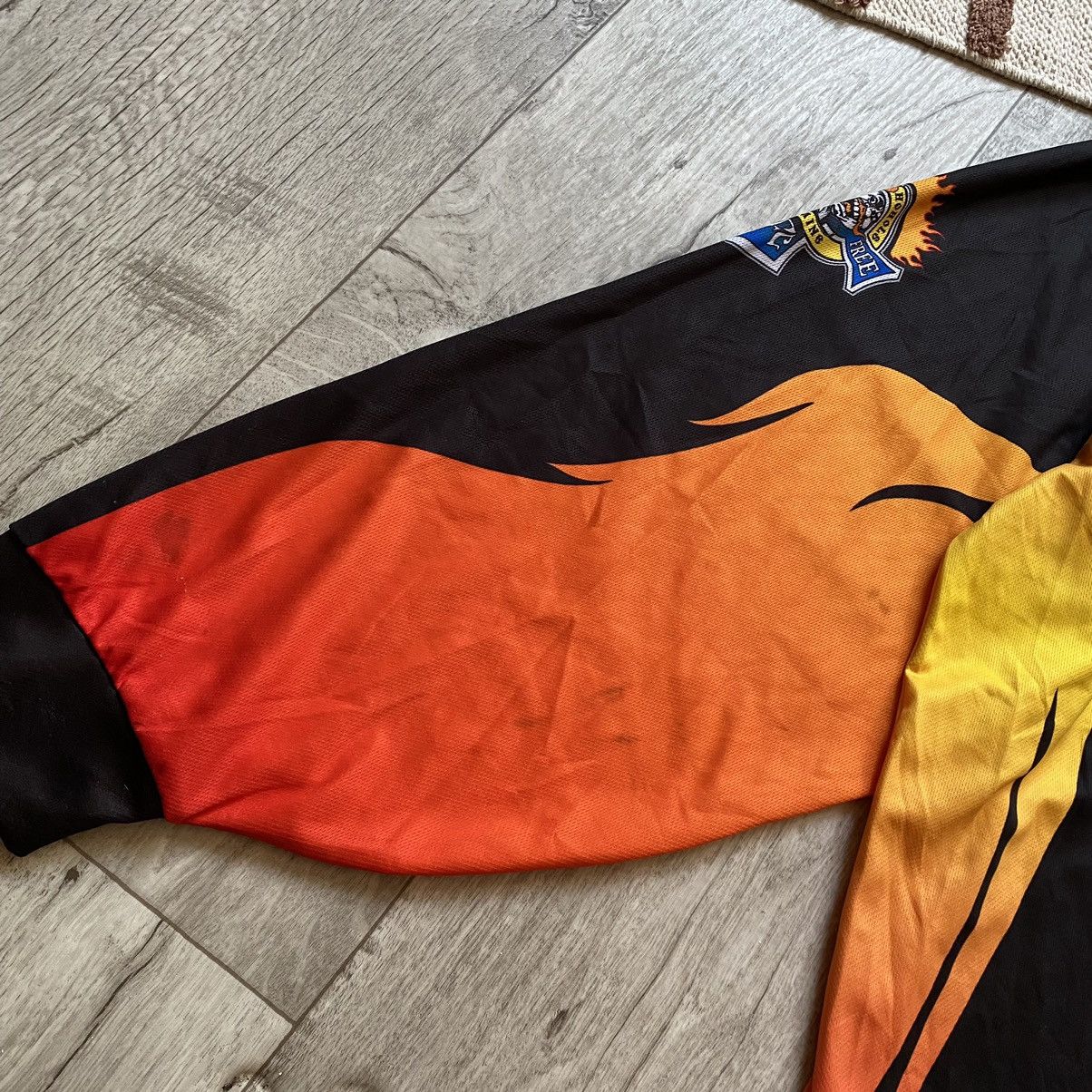 Harley Davidson VINTAGE CRAZY HOHOLS UKRAINE BIKERS FLAME KRAKADIL JERSEY Size US XL / EU 56 / 4 - 9 Thumbnail
