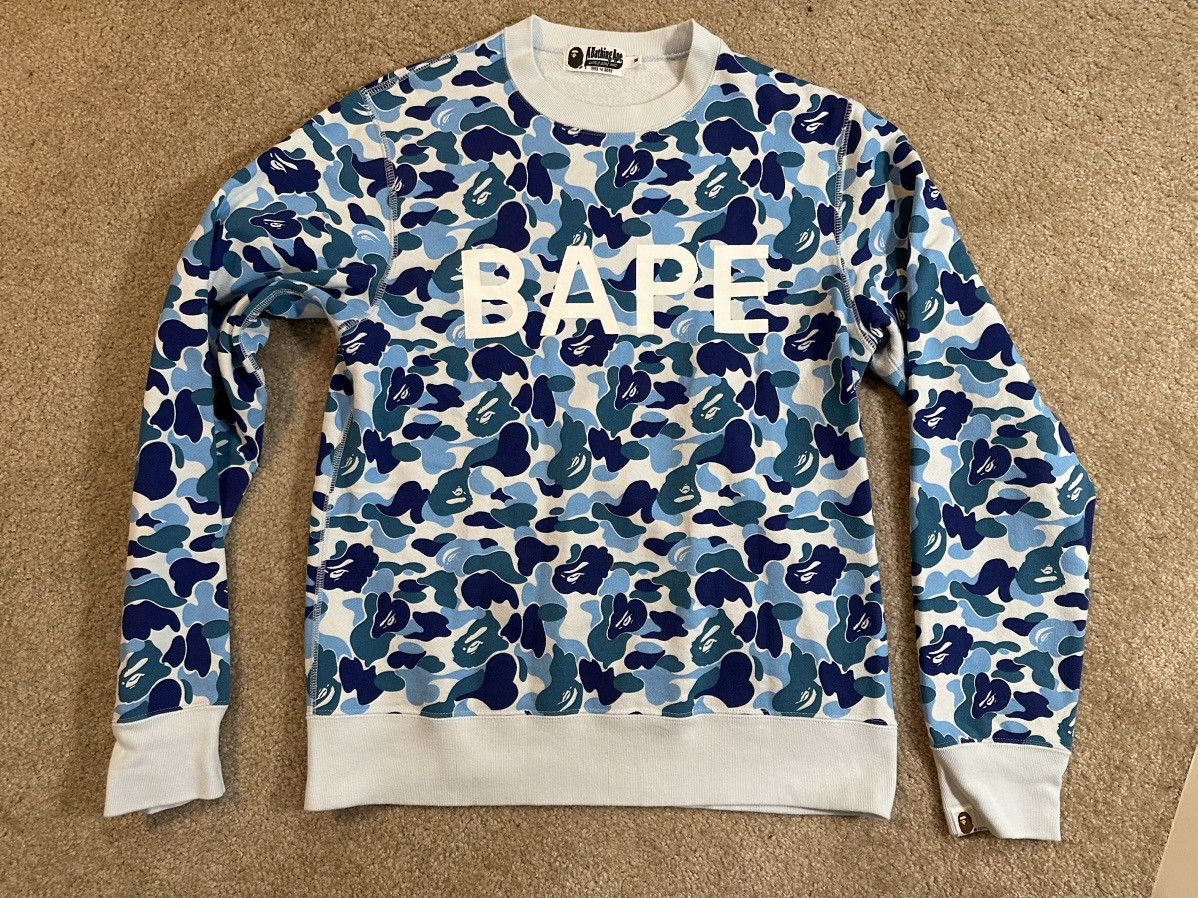 ABC Camo Bape Crewneck