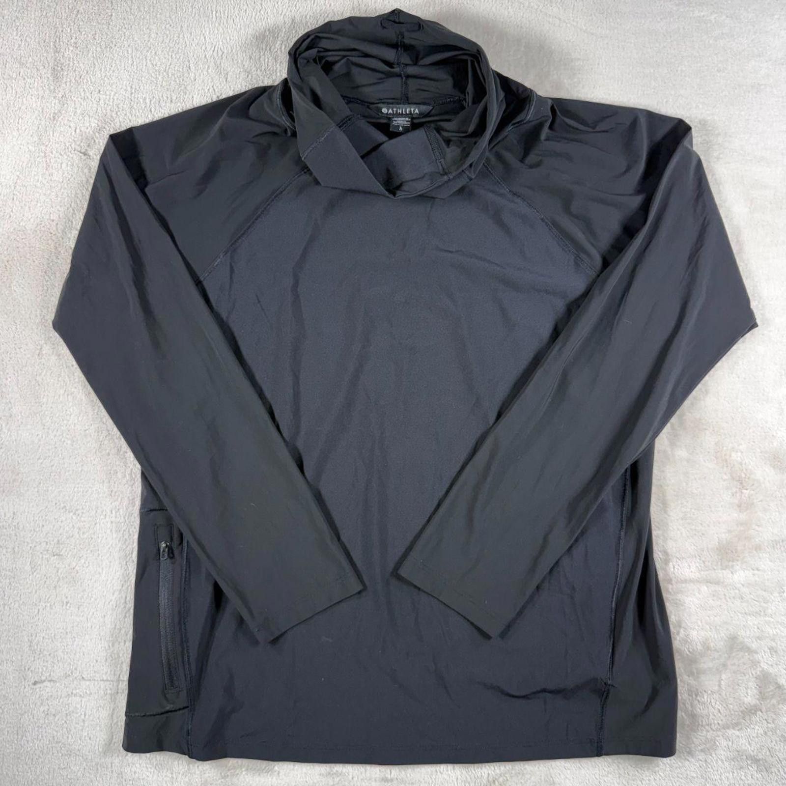 Other Athleta Shirt Women's L Black Turtleneck Workout Size L / US 10 / IT 46 - 1 Thumbnail