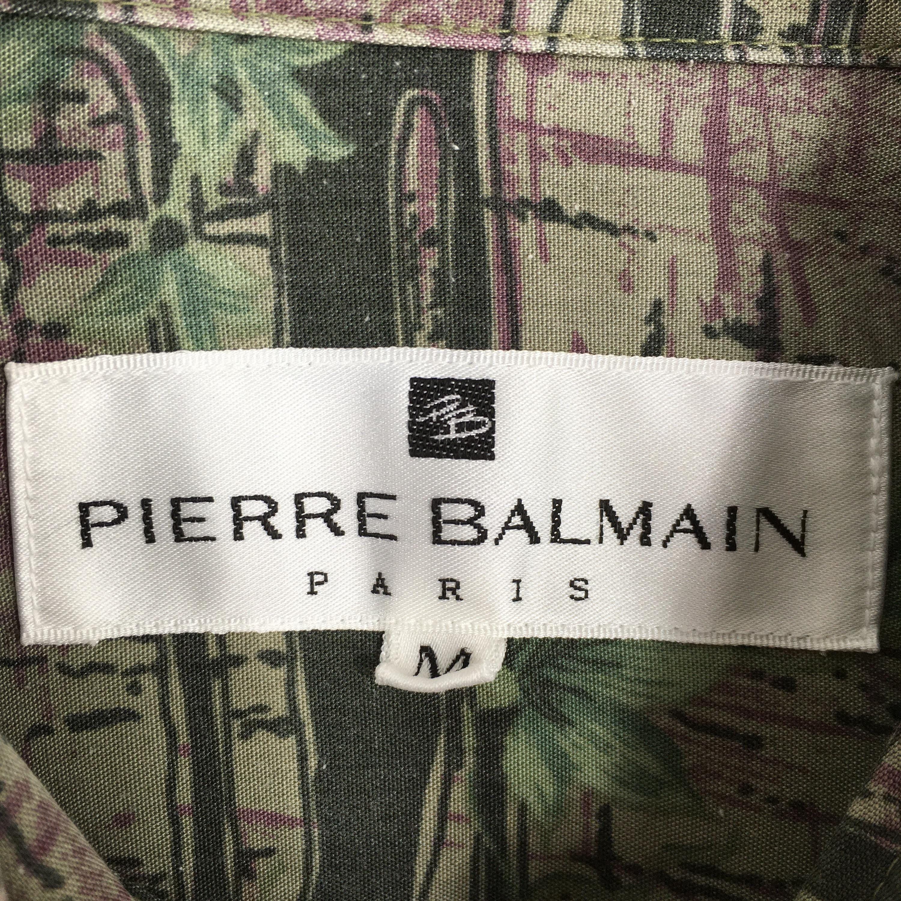 Pierre Balmain Vintage Pierre Balmain Abstract Pattern Shirt Medium Size US M / EU 48-50 / 2 - 5 Thumbnail