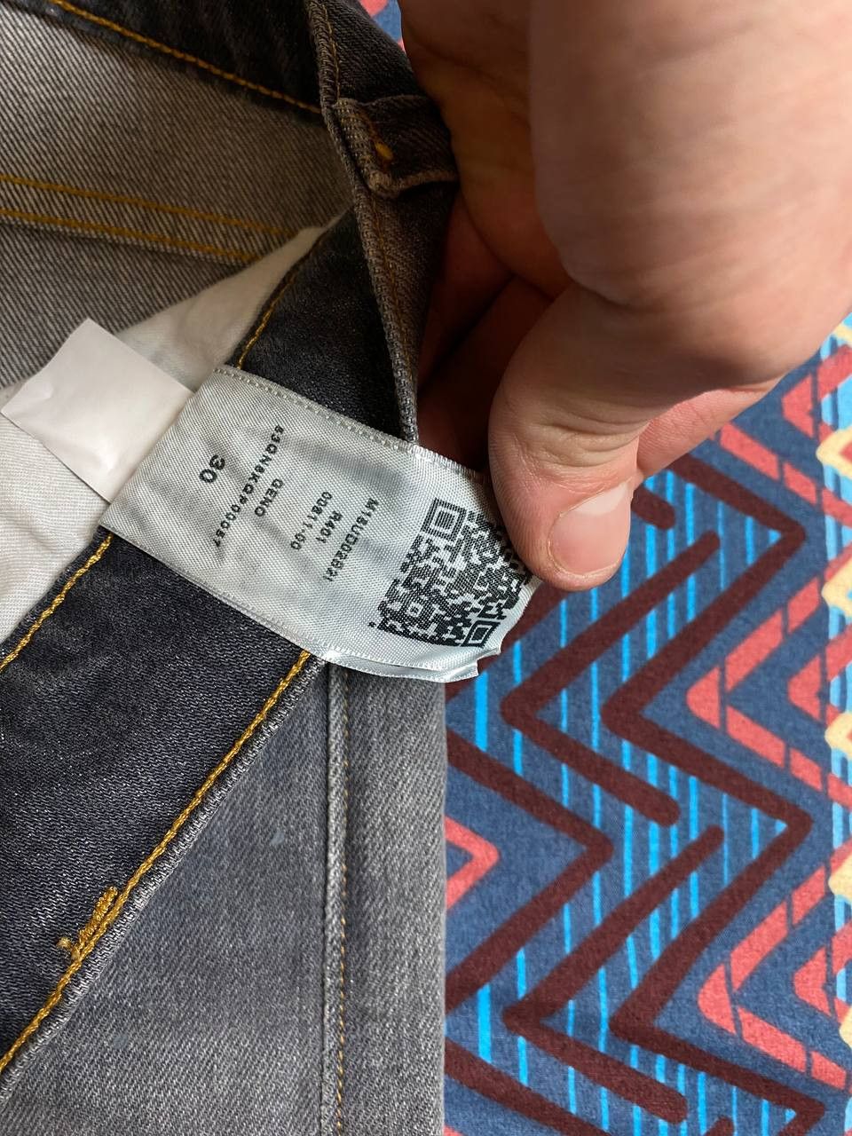 True Religion × Vintage VINTAGE Y2K ARCHIVE STYLE GRUNGE FADED JEANS Size US 30 / EU 46 - 4 Thumbnail