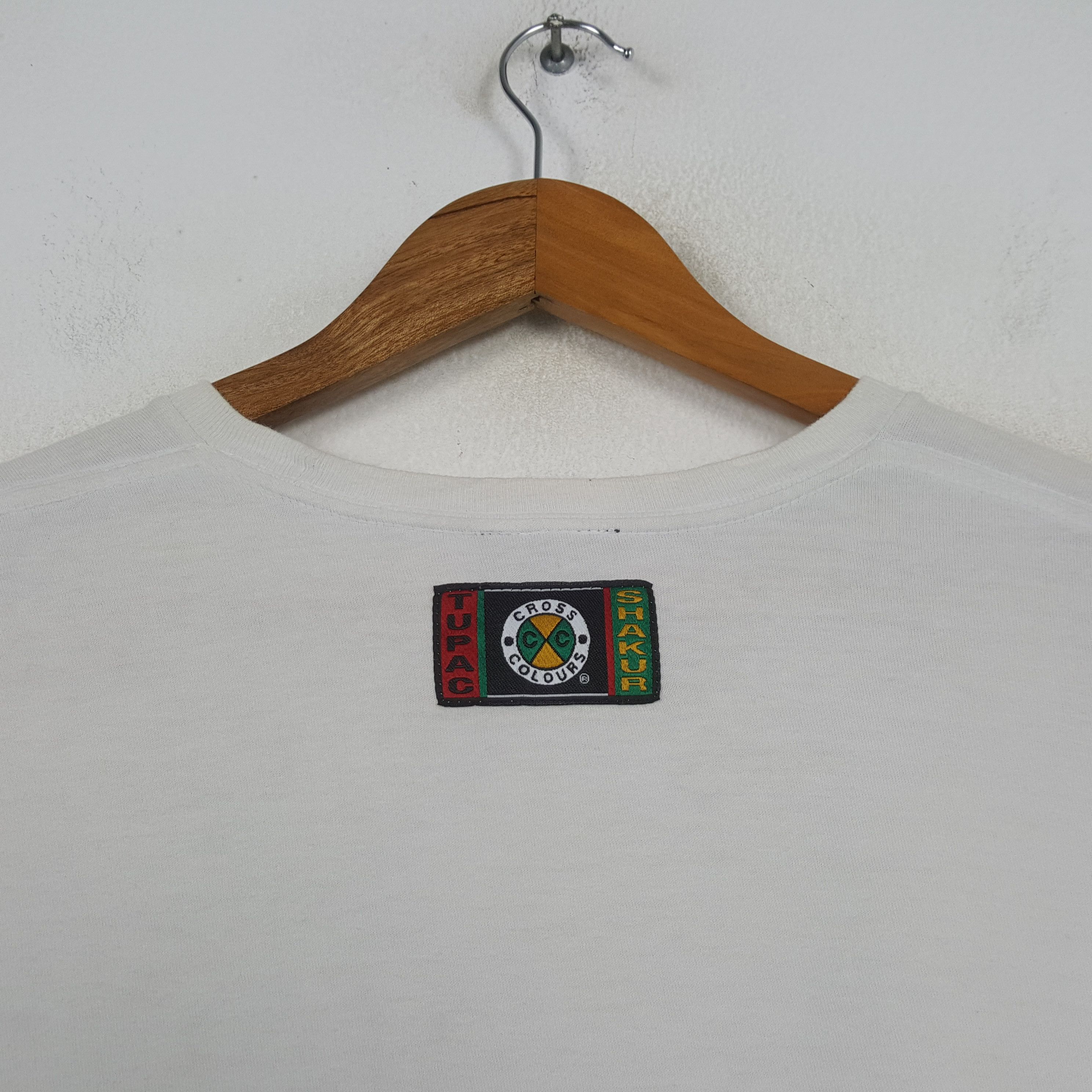 Cross Colours × Rap Tees × Vintage Vintage TUPAC SHUKUR x Cross Colours T-shirt 31 Size US XL / EU 56 / 4 - 4 Thumbnail