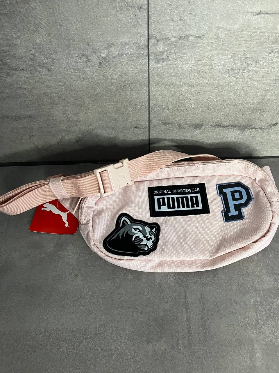 Puma New Puma Crossbody Hip Bag Patch Waist Bag Lotus 078562 02 Size ONE SIZE - 1 Thumbnail