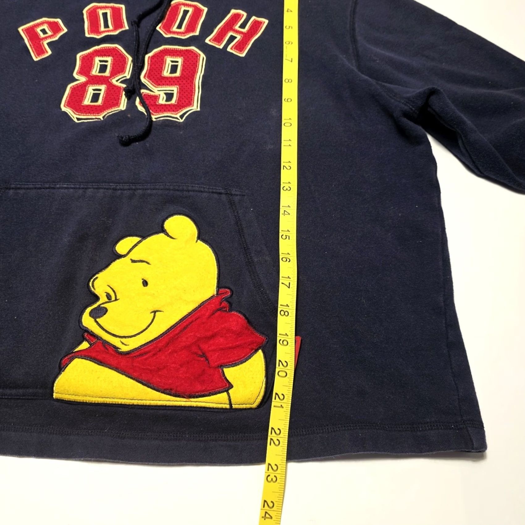 Disney VINTAGE Disney Winnie The Pooh Hoodie Women’s Large Blue Long Sleeve Pocket Y2k Size L / US 10 / IT 46 - 7 Thumbnail