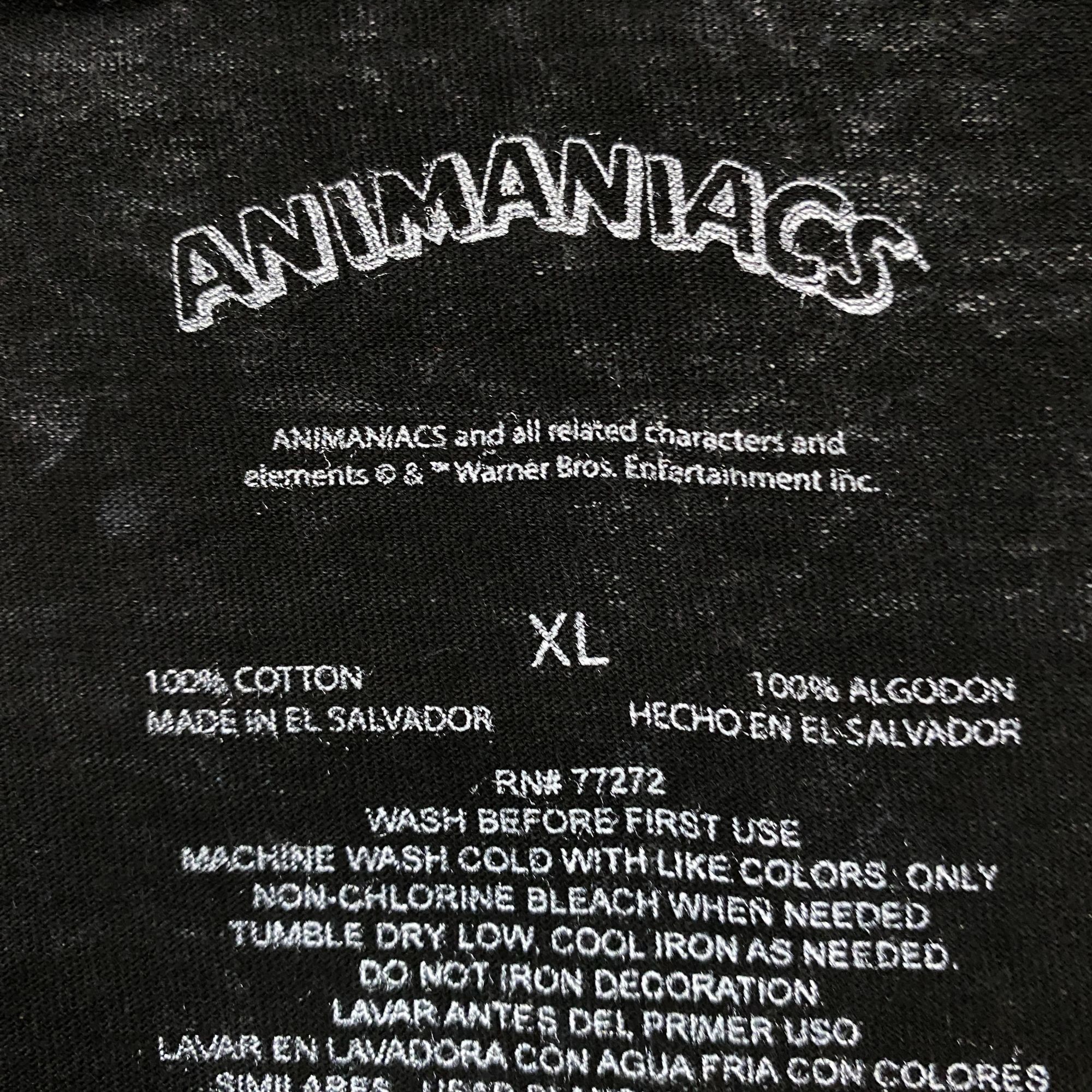 Cartoon Network Animaniacs Yakko, Wakko, & Dot Mineral Wash Oversized Tee XL Size US XL / EU 56 / 4 - 4 Thumbnail