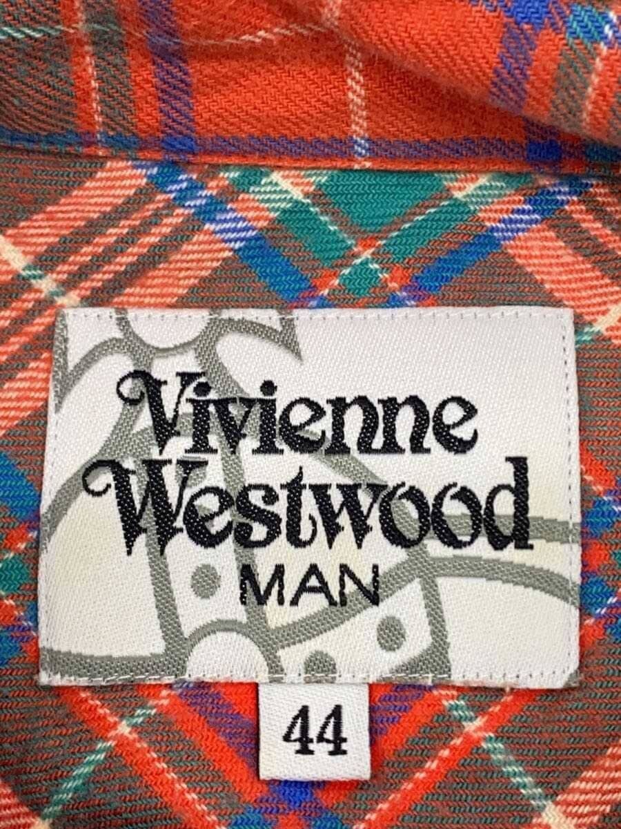 Vivienne Westwood Aymstetrical Collar Plaid Orb Button Shirt Size US S / EU 44-46 / 1 - 4 Thumbnail