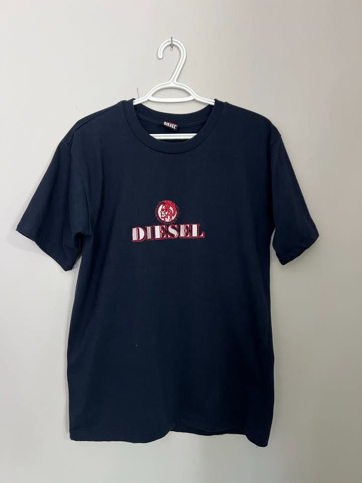 Diesel Vintage Y2K Diesel Spell Out Logo T Shirt Size US L / EU 52-54 / 3 - 1 Thumbnail