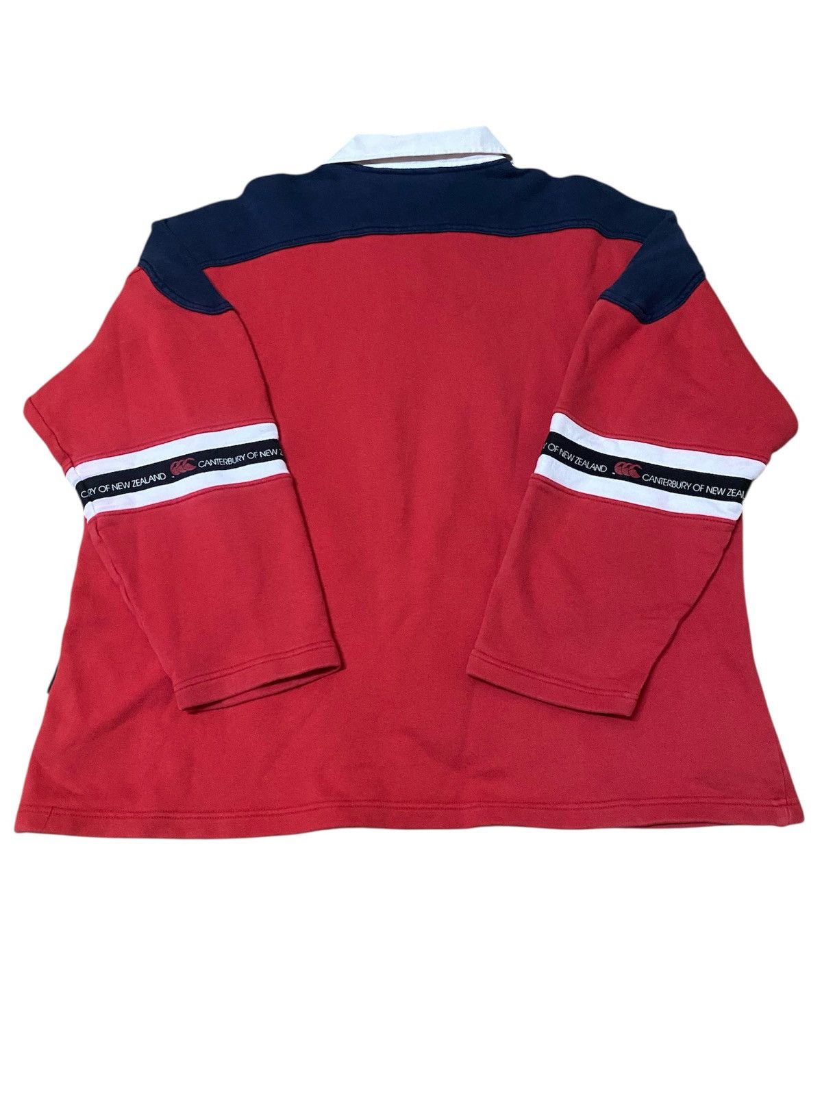 Canterbury of New Zealand Vintage 90s Canterbury Of NZ Big Spellout Polo Rugby Jersey. Size US XL / EU 56 / 4 - 2 Thumbnail