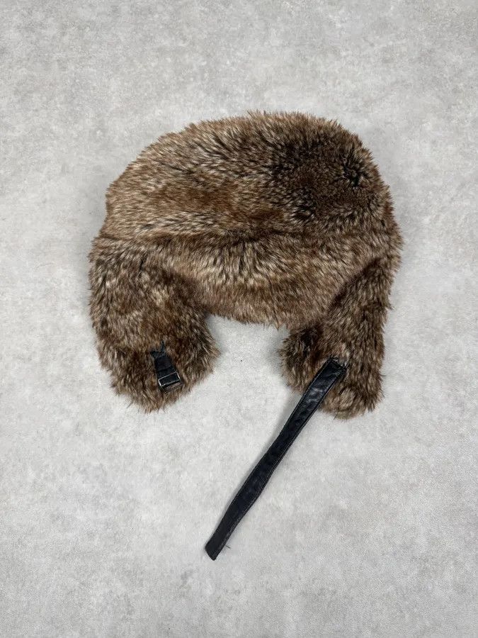 Dolce & Gabbana 2000s Dolce & Gabbana Fur Chapka Hat Size ONE SIZE - 9 Thumbnail