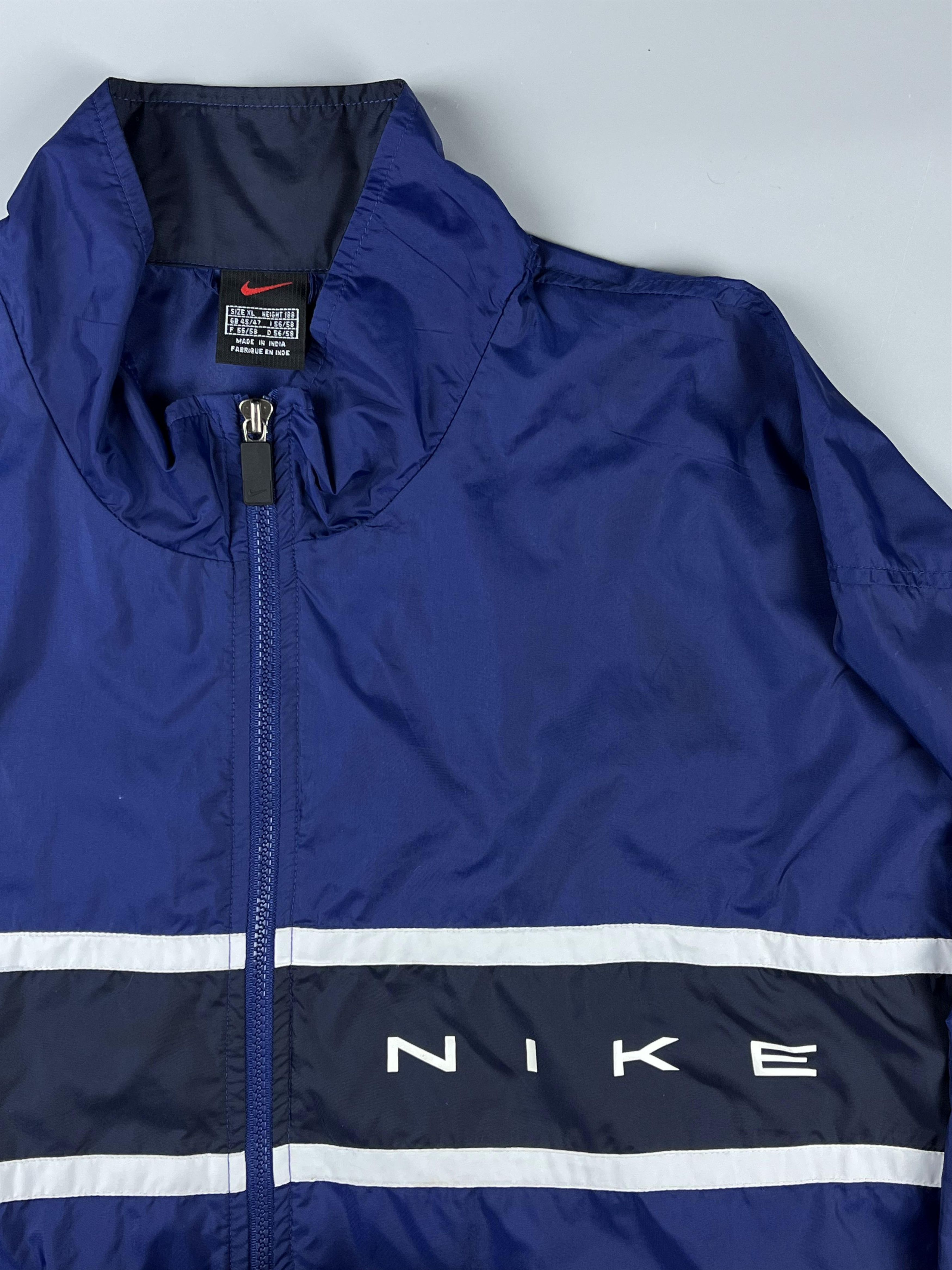 Nike 💿RARE! VINTAGE NIKE 100% NYLON RED TAG RAINCOAT Size US XL / EU 56 / 4 - 3 Thumbnail