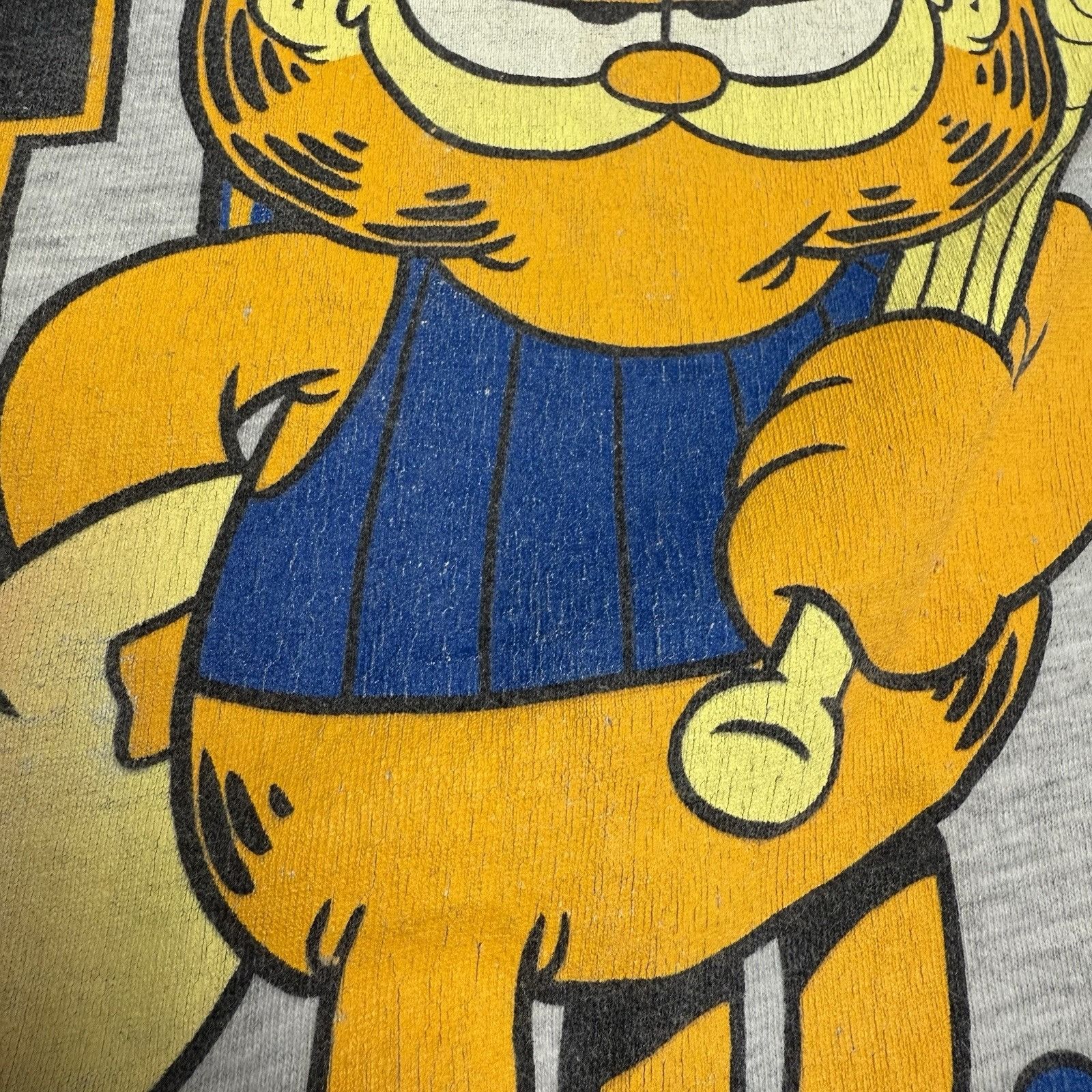 Vintage Vintage Garfield Cat Baseball T Shirt Mens XL Gray Button Up Size US XL / EU 56 / 4 - 10 Thumbnail