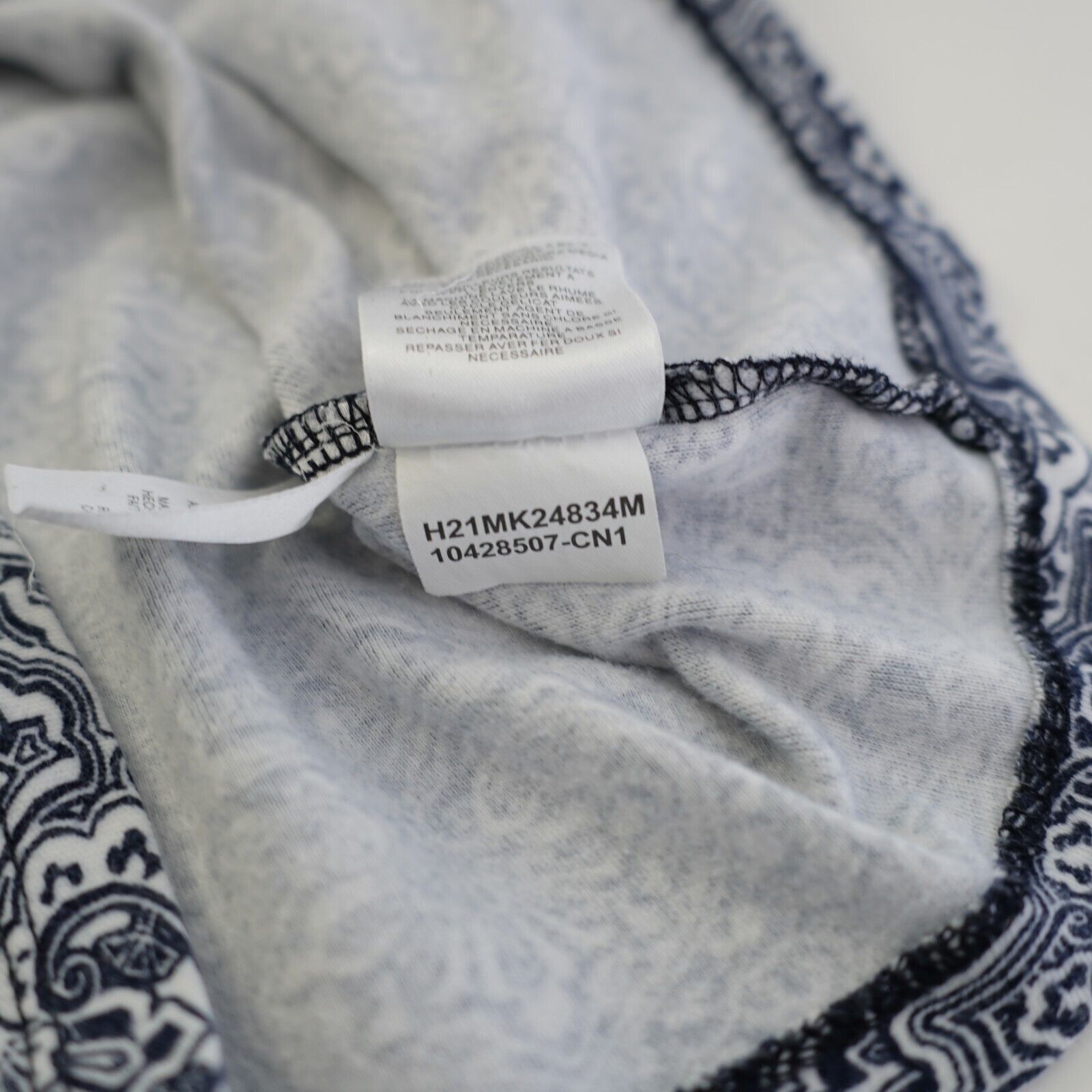 Jones New York Jones New York Signature Medium Blue Paisley Top / Blouse Sc Size M / US 6-8 / IT 42-44 - 8 Thumbnail