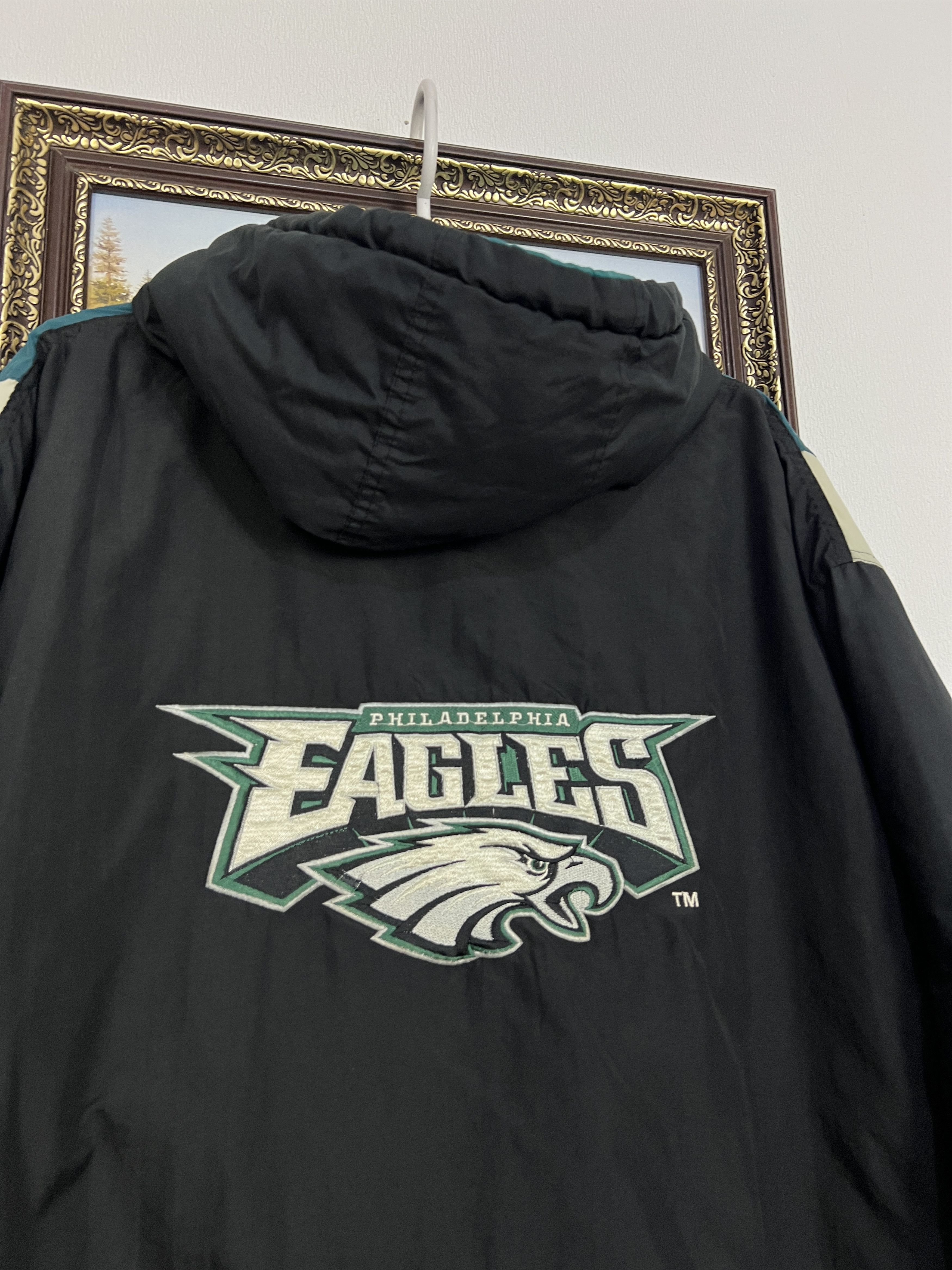 Starter Vintage NFL Philadelphia Eagles Football Jacket Bomber Rare Size US XL / EU 56 / 4 - 2 Thumbnail