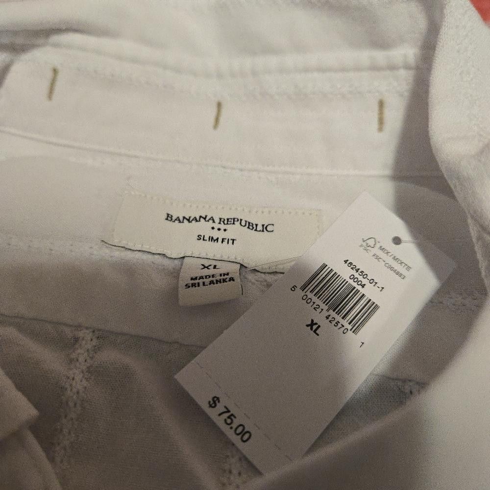 Banana Republic Banana Republic Button Down Size US XL / EU 56 / 4 - 4 Thumbnail