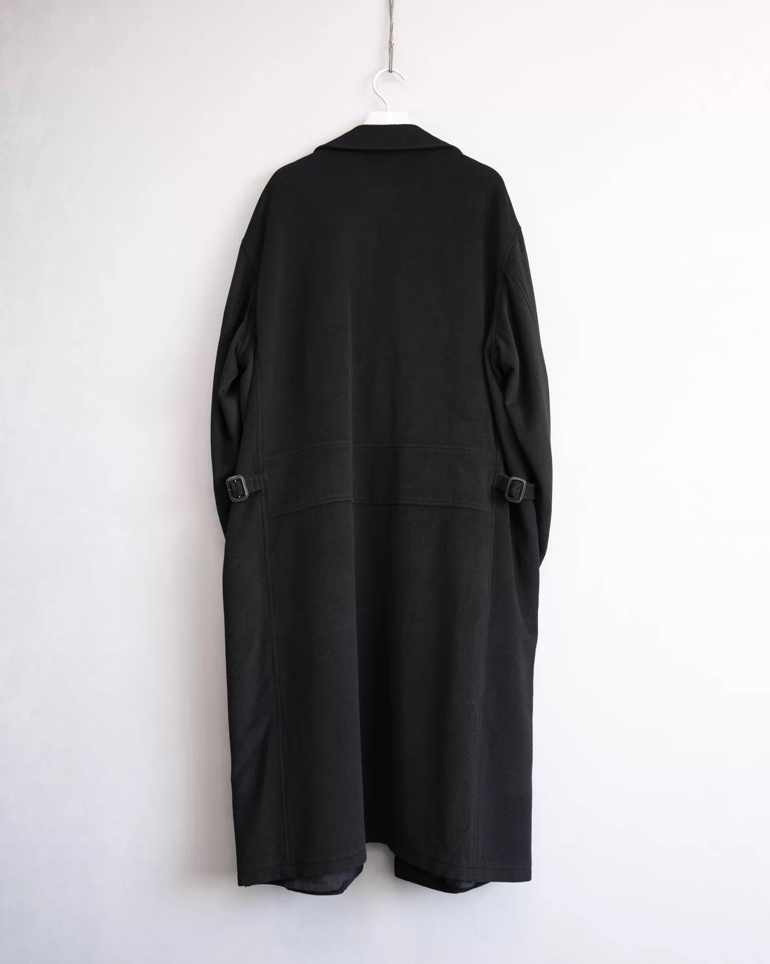 Yohji Yamamoto Yohji Yamamoto 01AW Zipper Cashmere Wool Coat Size US L / EU 52-54 / 3 - 3 Thumbnail