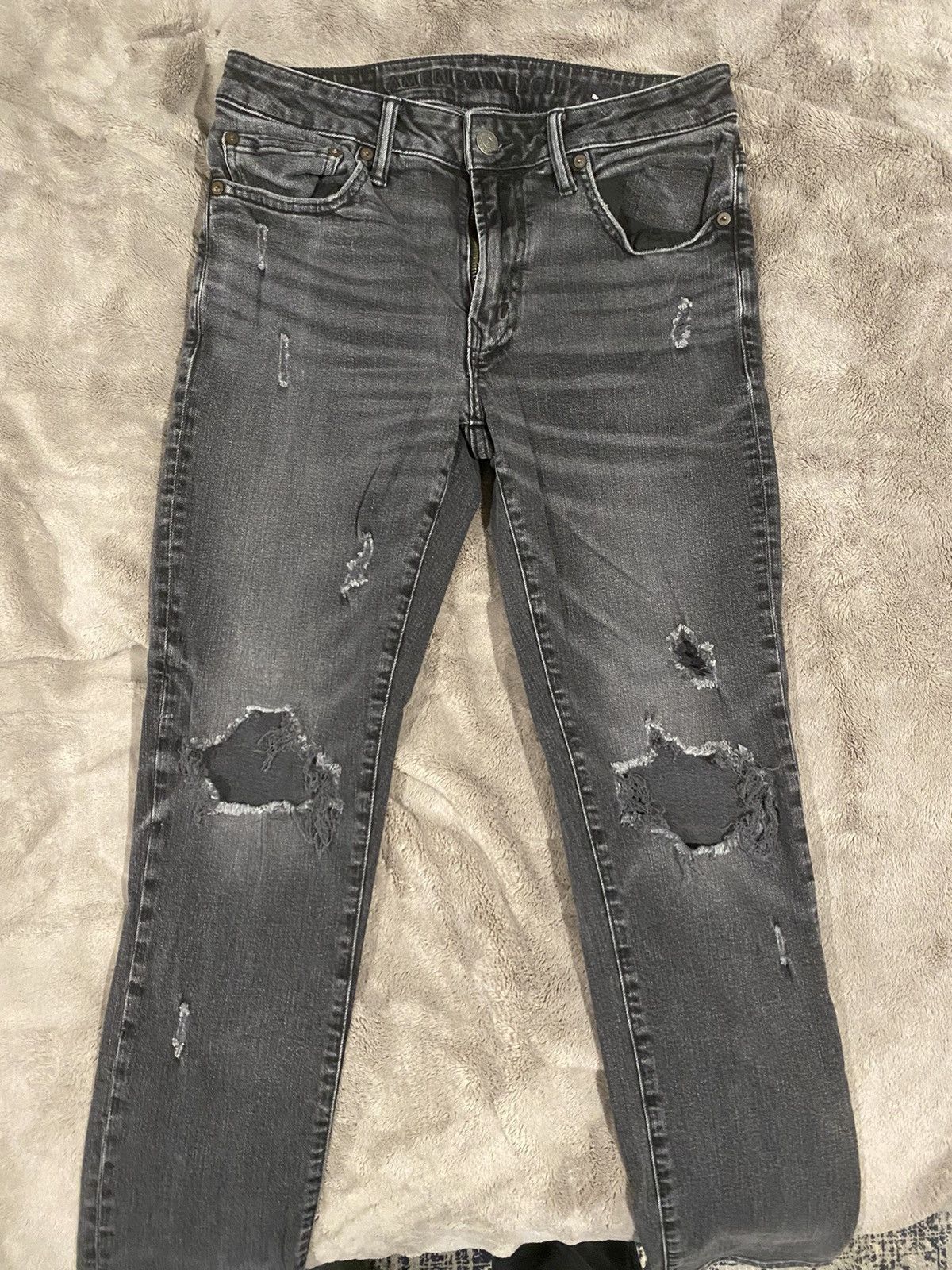 American Eagle Outfitters Black American Eagle Jeans Size US 31 - 1 Thumbnail