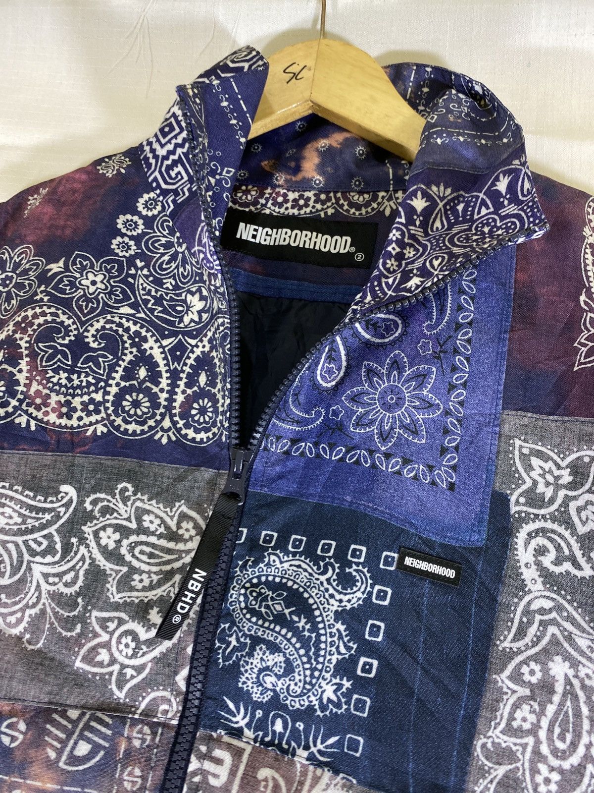 Neighborhood paisley bleach bandana jacket Size US L / EU 52-54 / 3 - 3 Thumbnail