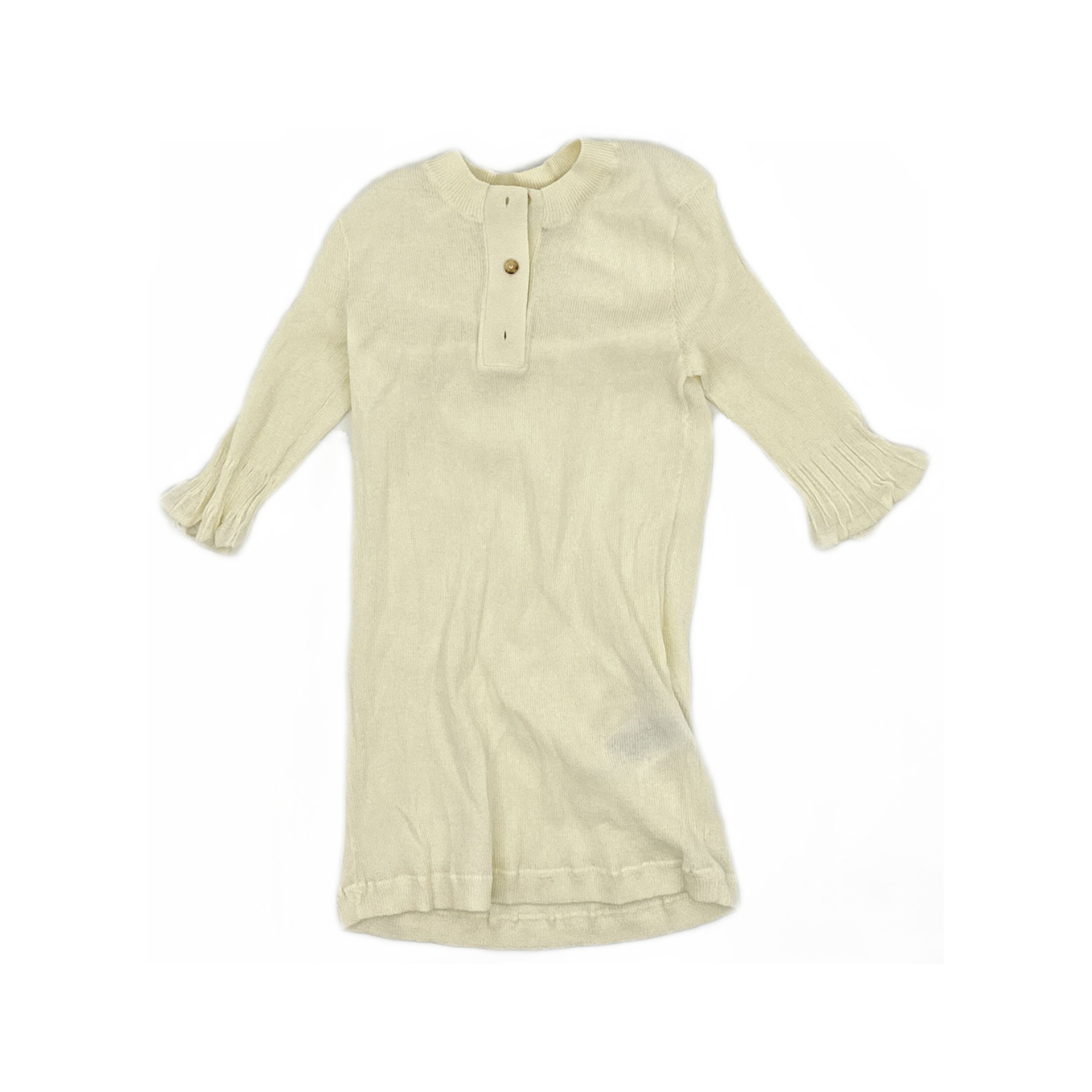 Bottega Veneta Bottega Veneta Ribbed Knit Henley Sweater Size S Size S / US 4 / IT 40 - 1 Thumbnail
